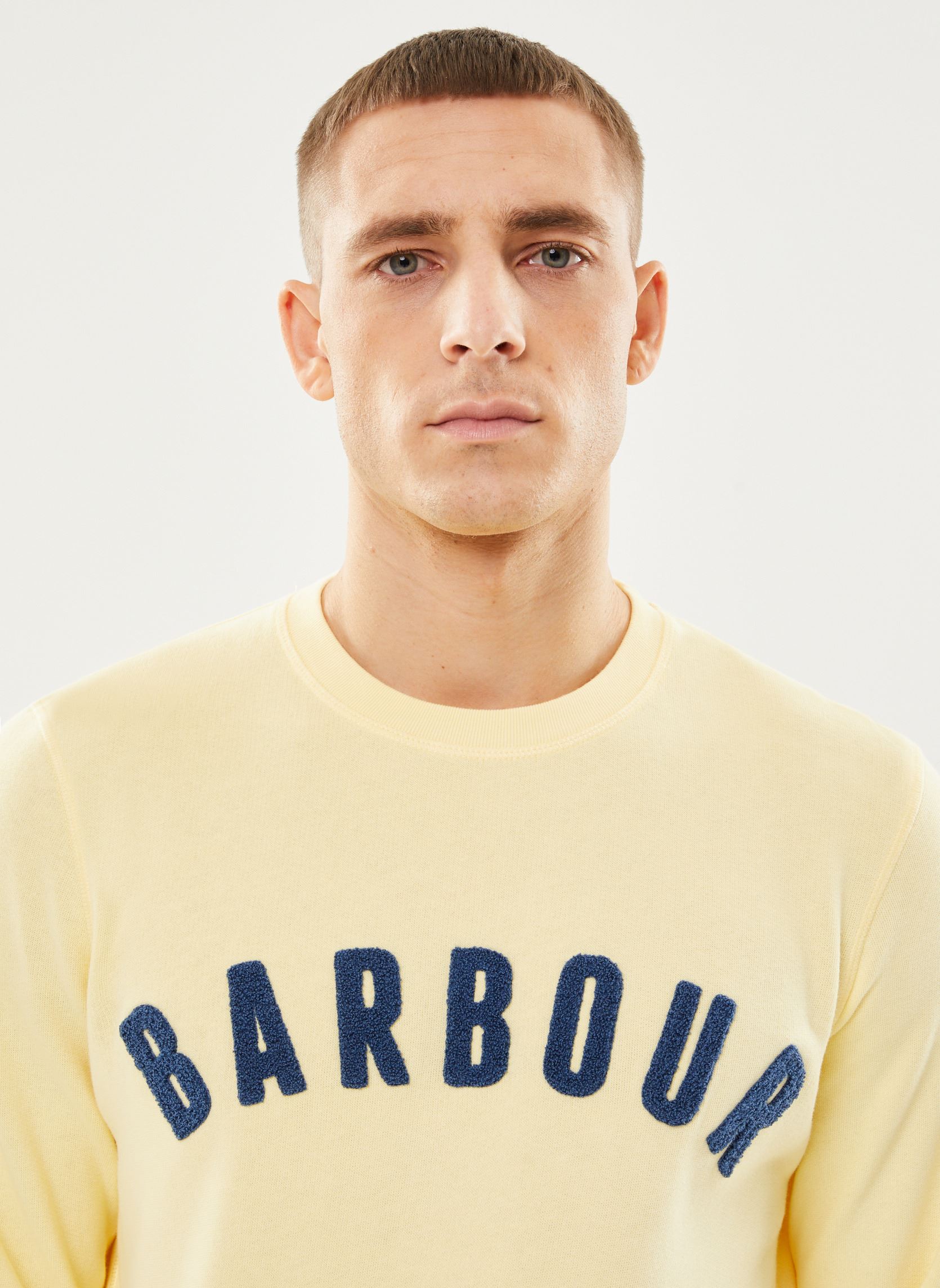 Sweatshirts Essential Prep Logo Crew heren geel Barbour Sweatshirts Essential Prep Logo Crew heren geel HERITAGE LEMON