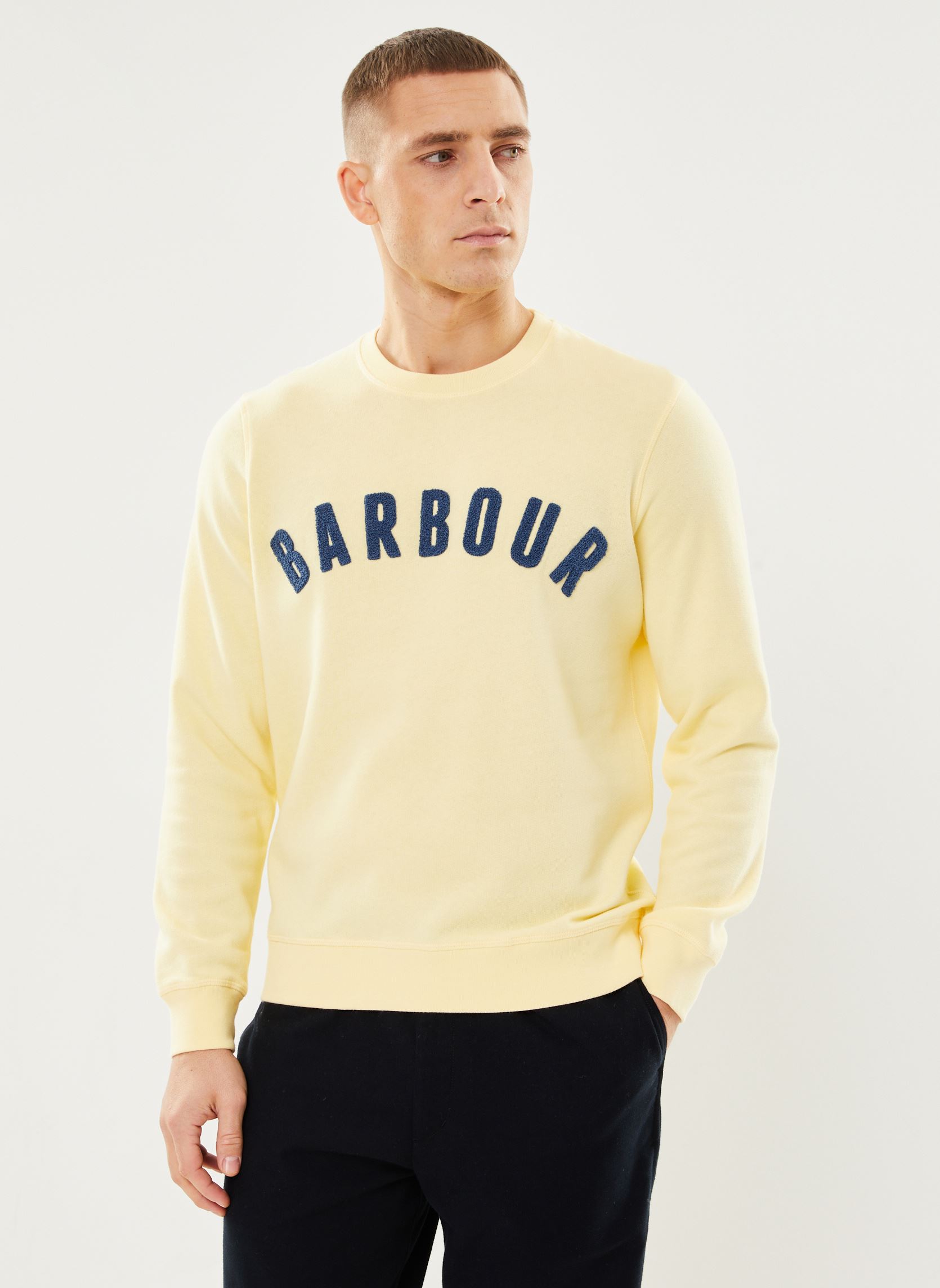 Sweatshirts Essential Prep Logo Crew heren geel Barbour Sweatshirts Essential Prep Logo Crew heren geel HERITAGE LEMON
