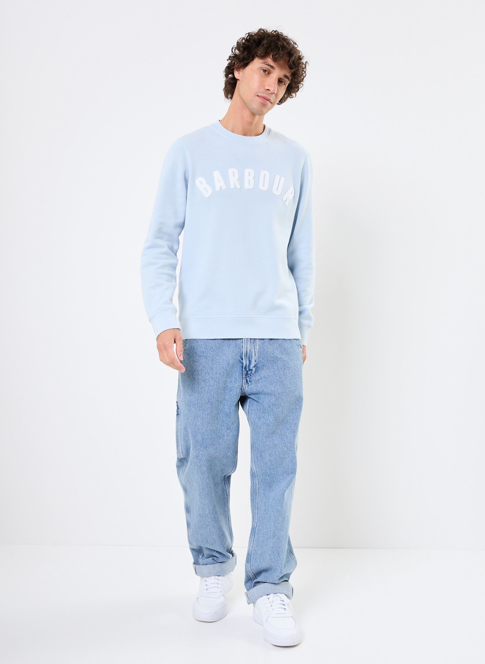 Sweatshirts Essential Prep Logo Crew herren blau Barbour Sweatshirts Essential Prep Logo Crew herren blau ocean sky