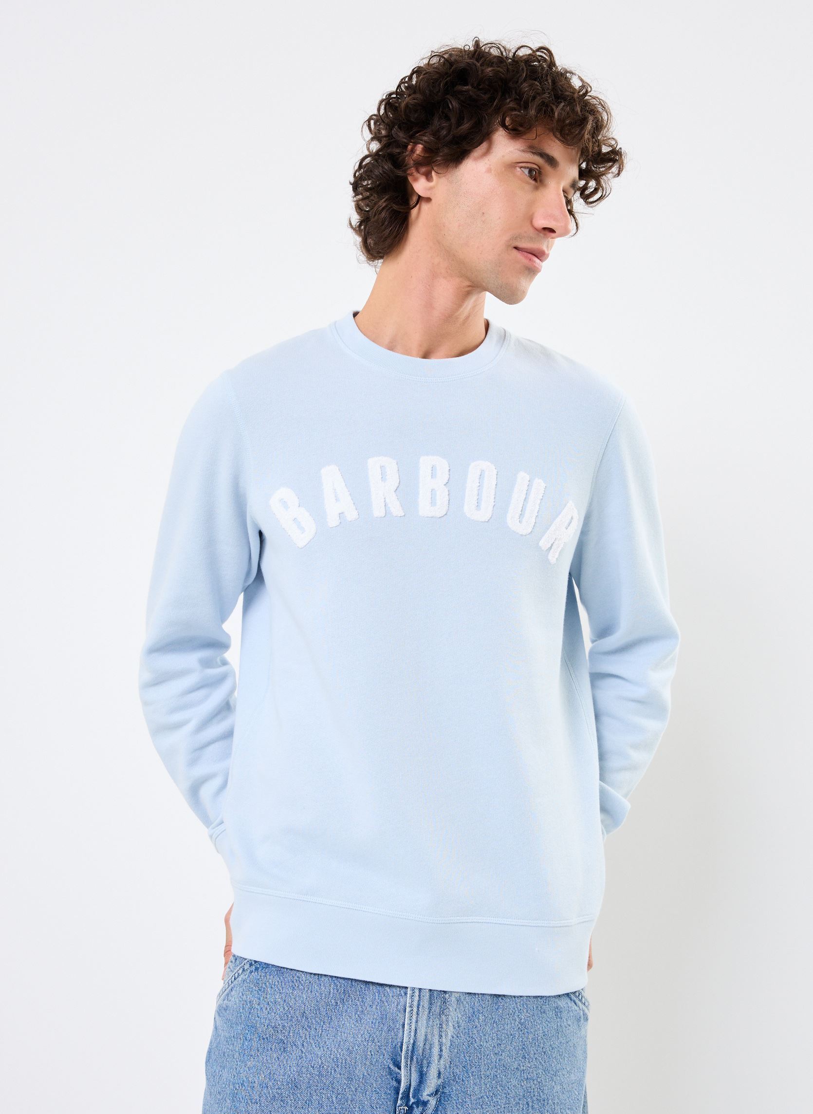 Sweatshirts Essential Prep Logo Crew herren blau Barbour Sweatshirts Essential Prep Logo Crew herren blau ocean sky