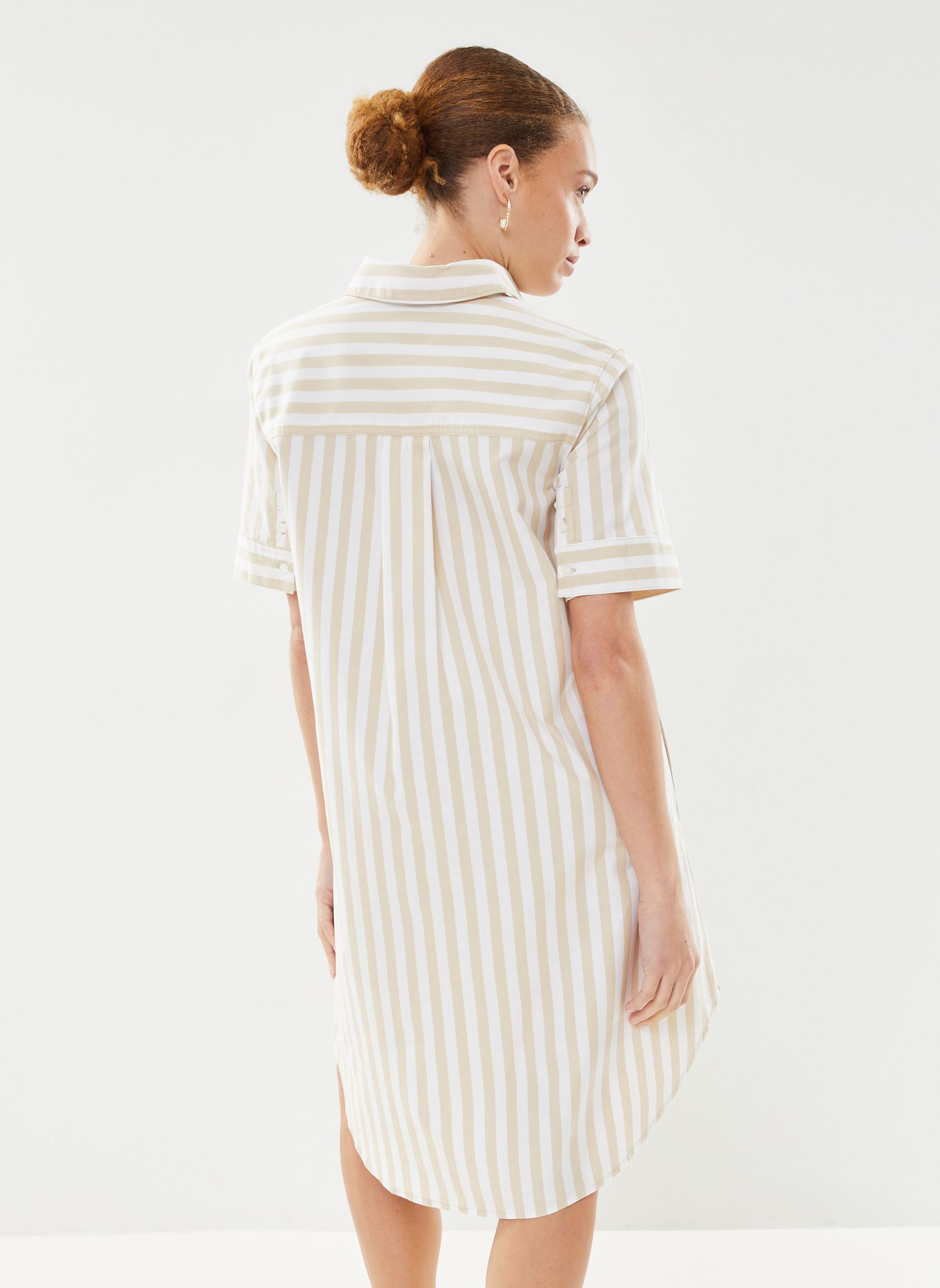 Robes Chemise All purpose A line Dress femme blanc Lee Robes Chemise All purpose A line Dress femme blanc OATMEAL