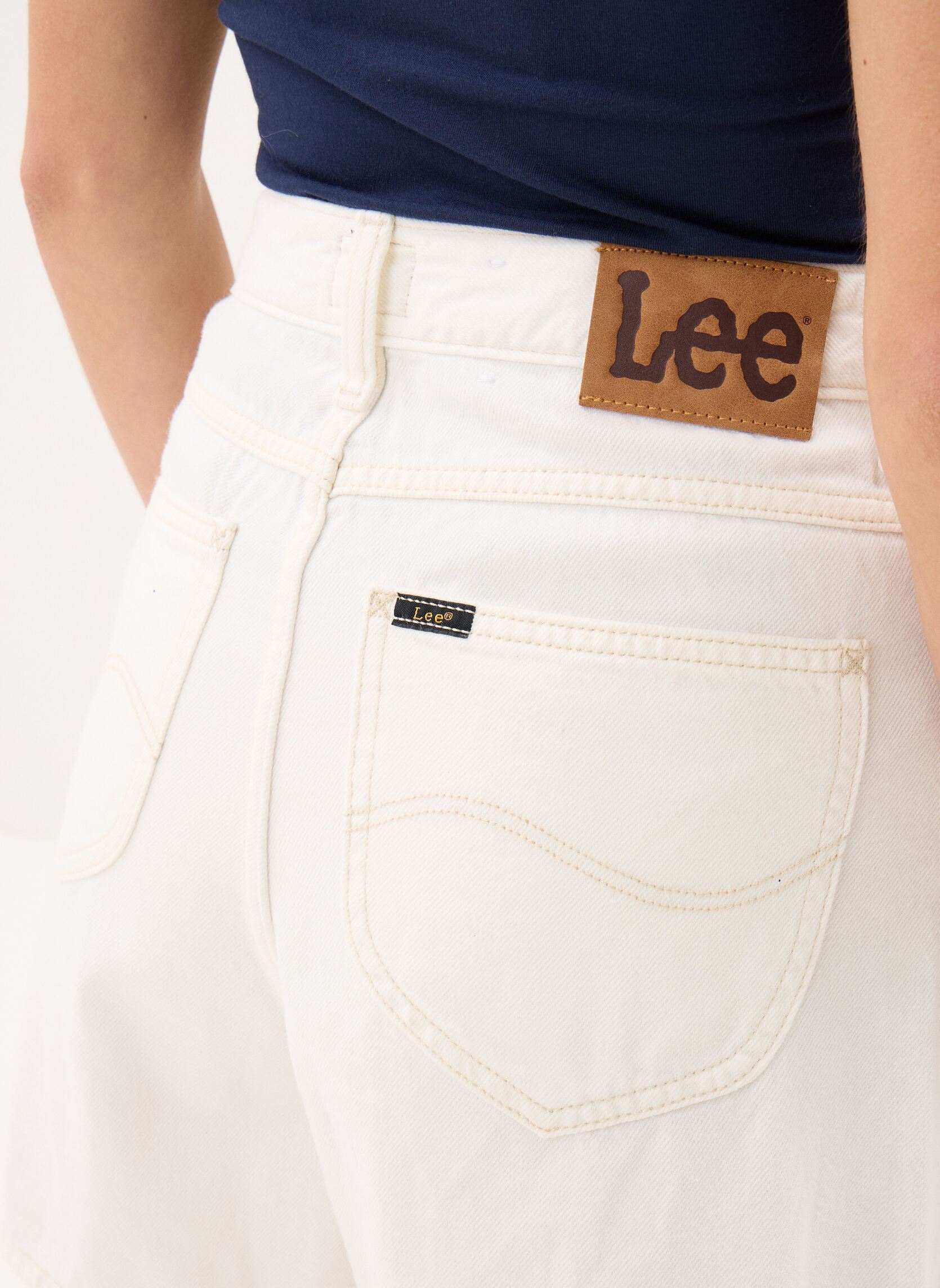 Shorts Stella Short dames wit Lee Shorts Stella Short dames wit POWDER WHITE