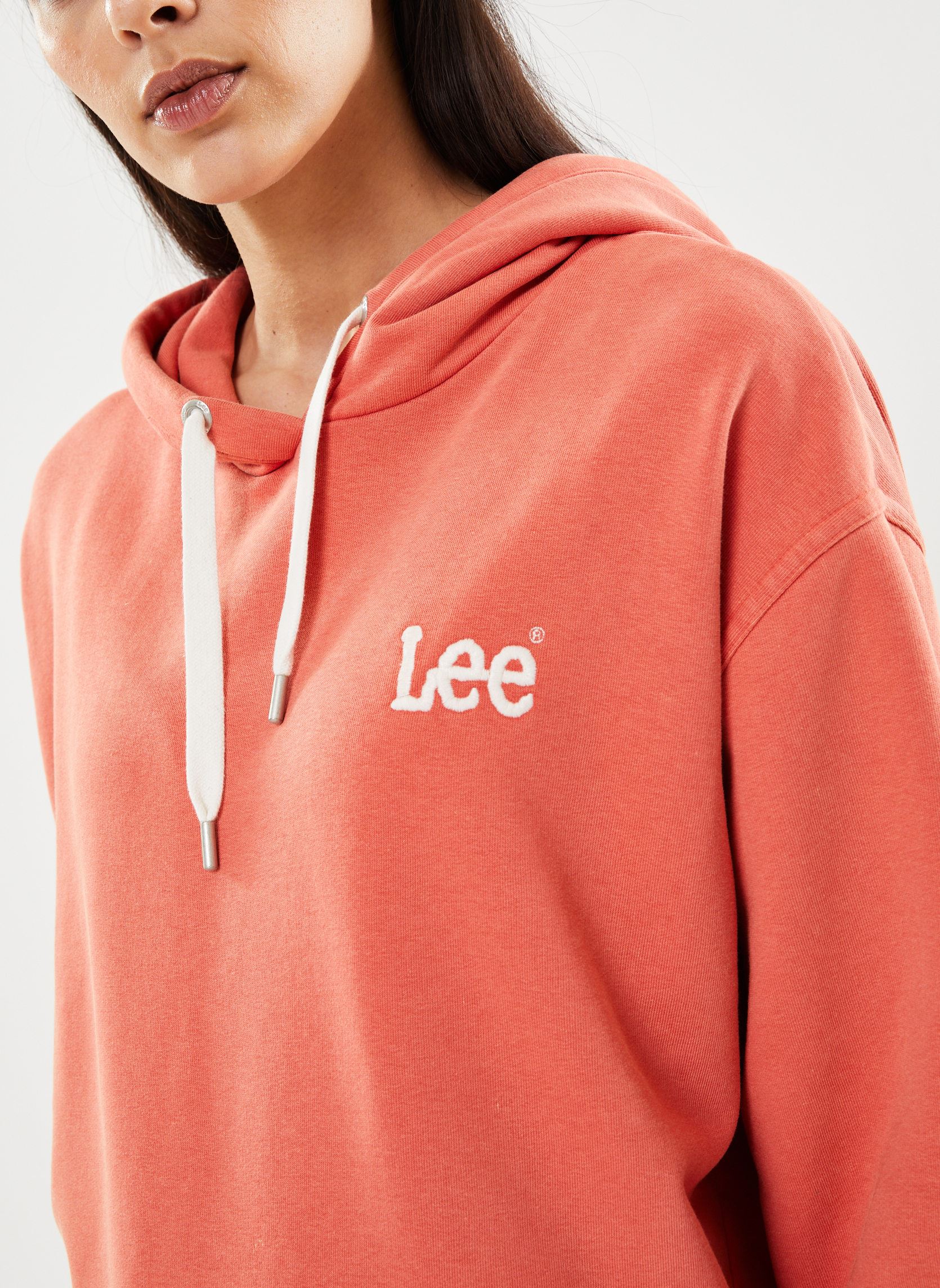 Sweatshirts Essential Hoodie W femme orange Lee Sweatshirts Essential Hoodie W femme orange POPPY