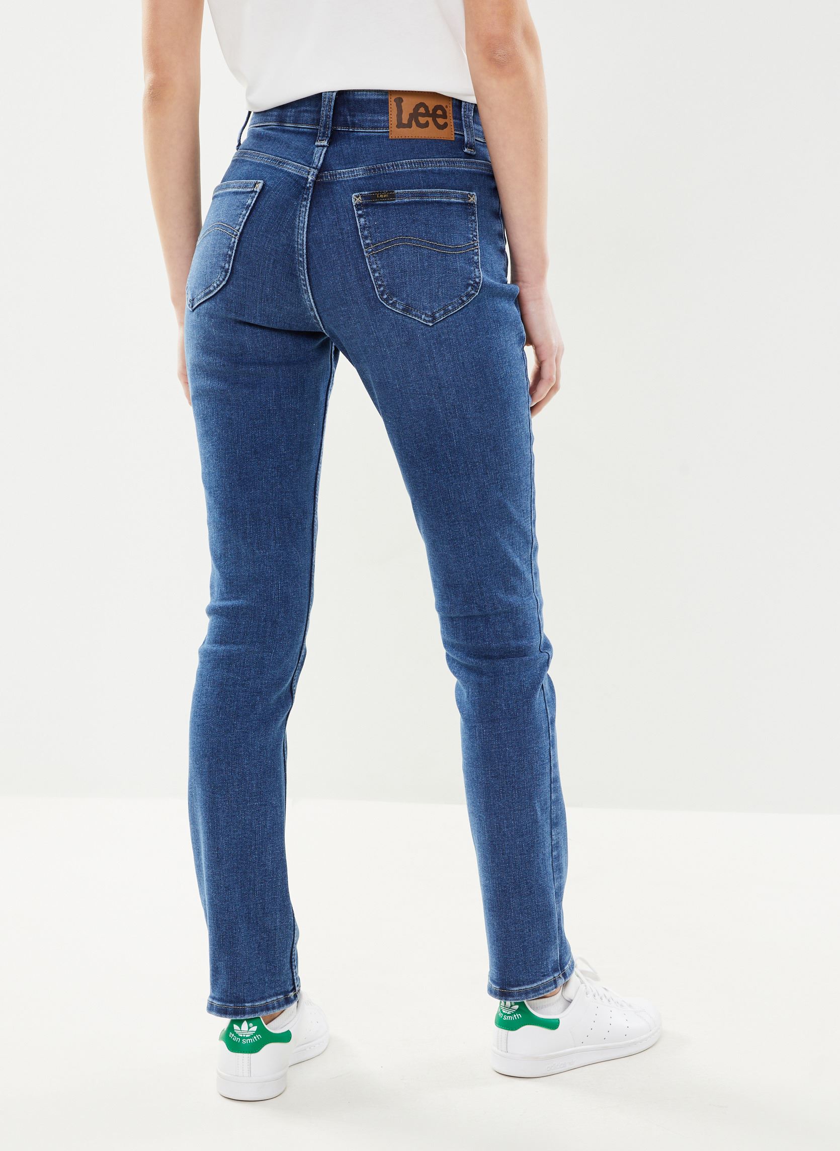 Lee Ulc Straight Jeans, Cobalt Sheen, 38 IT (24W/31L) Donna