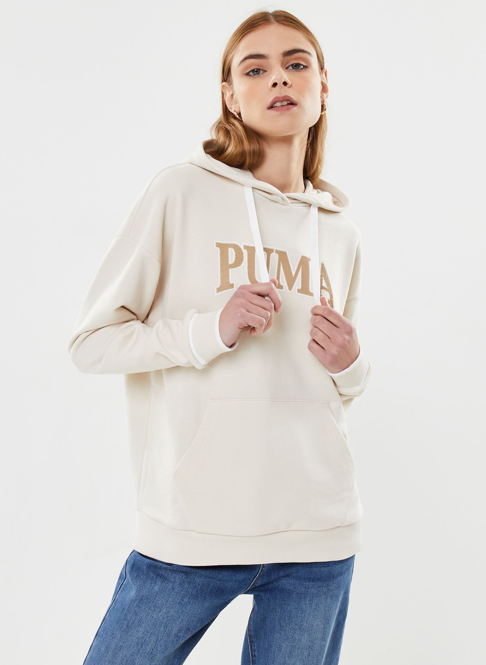 Sweat shirt Puma PUMA SQUAD HOODIE TR EU - vue 6