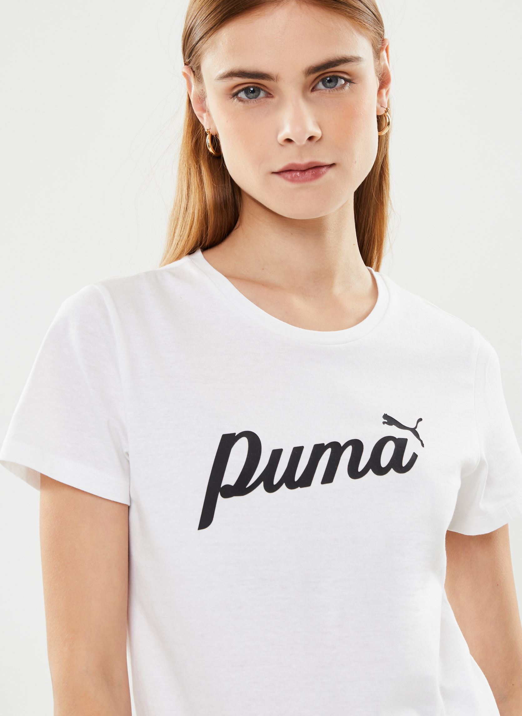 Tee-shirts manches courtes W Ess+ Blossom Tee femme blanc Puma Tee-shirts manches courtes W Ess+ Blossom Tee femme blanc PUMA WHITE