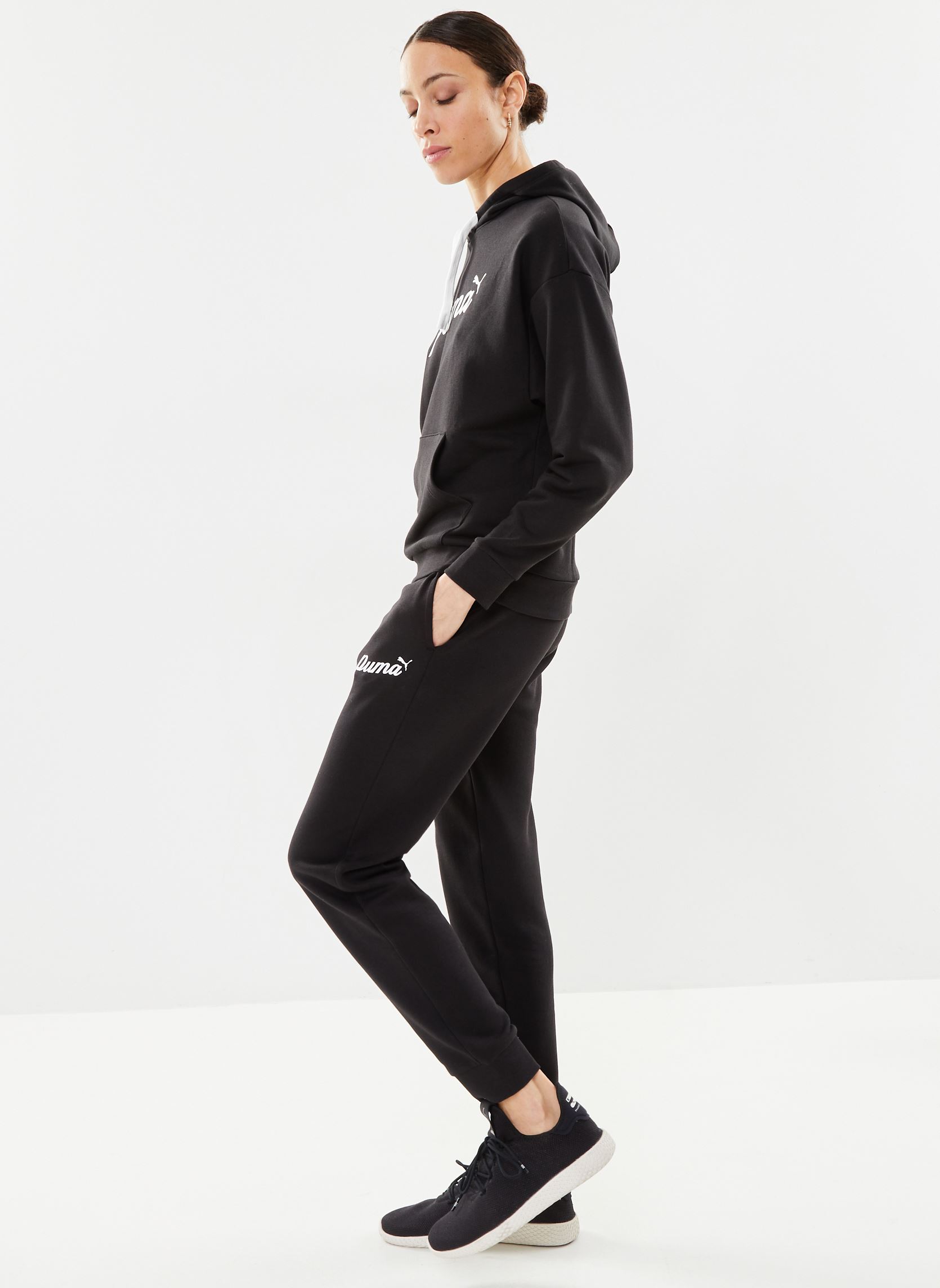Bas de jogging W Ess+Blossom Pt Tr femme noir Puma Bas de jogging W Ess+Blossom Pt Tr femme noir Puma Black