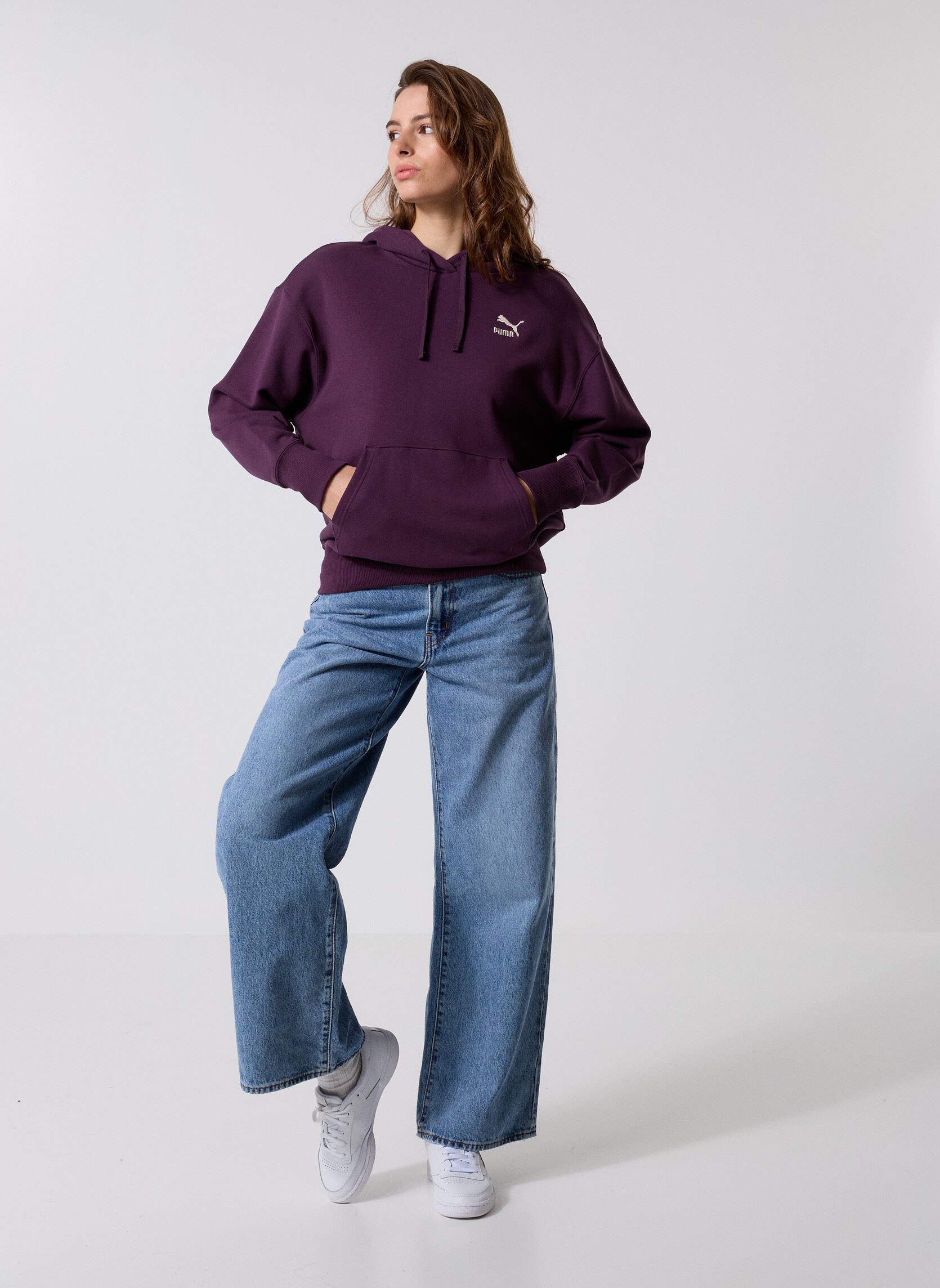 Sweats à capuche W Btr Cla Rlx Hoodie Tr femme violet Puma Sweats à capuche W Btr Cla Rlx Hoodie Tr femme violet MIDNIGHT PLUM
