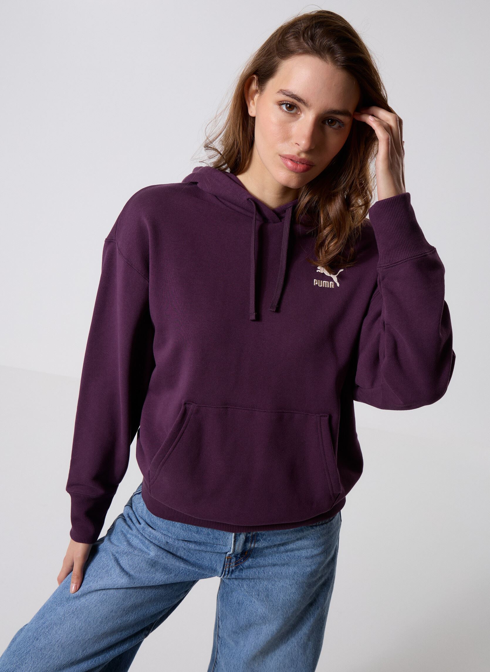 Vêtements Puma W Btr Cla Rlx Hoodie Tr pour Accessoires - vue 3