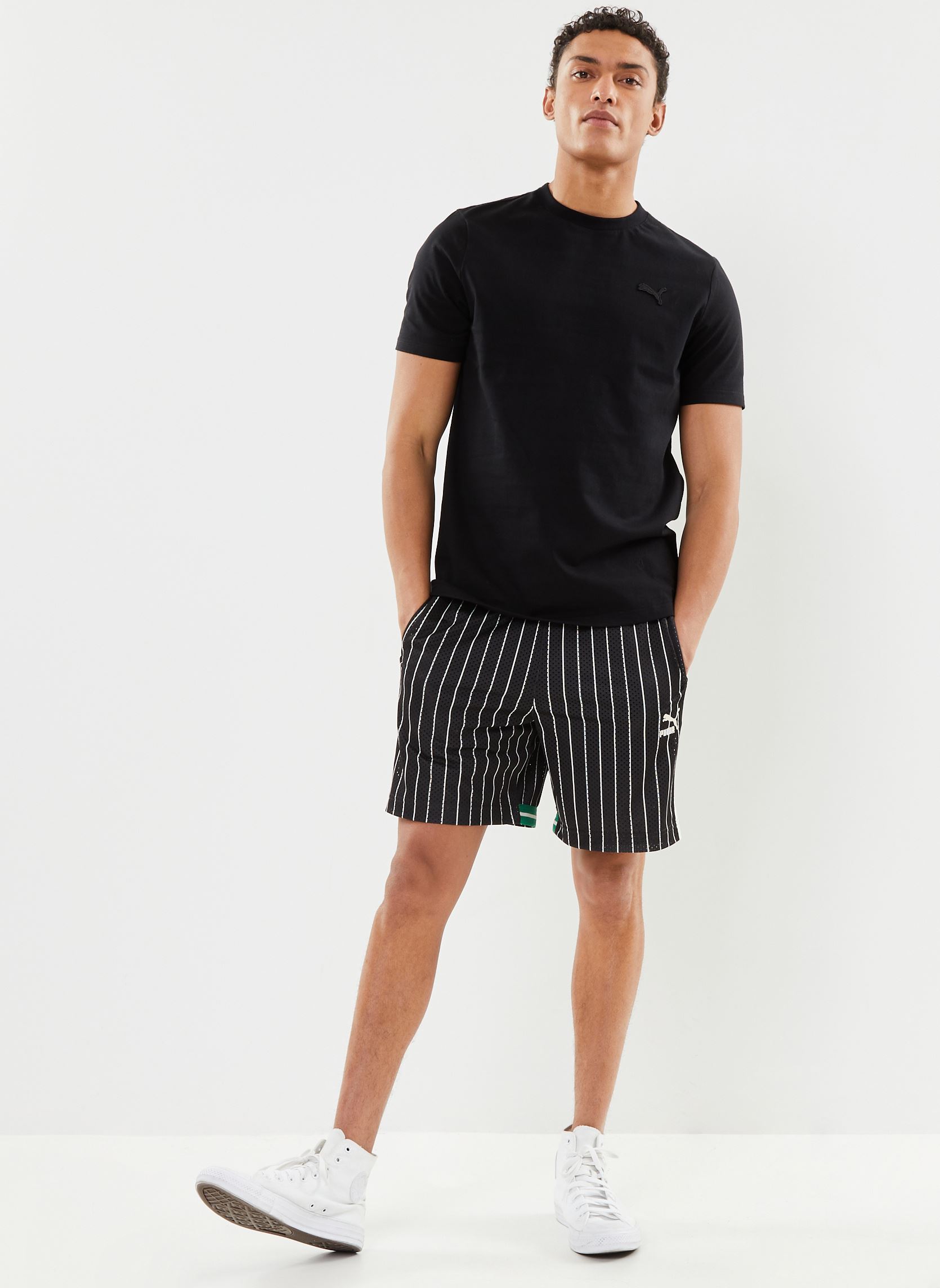 Pantaloncini M T7 Fanbase 7 Short uomo nero Puma Pantaloncini M T7 Fanbase 7 Short uomo nero Puma Black-Aop