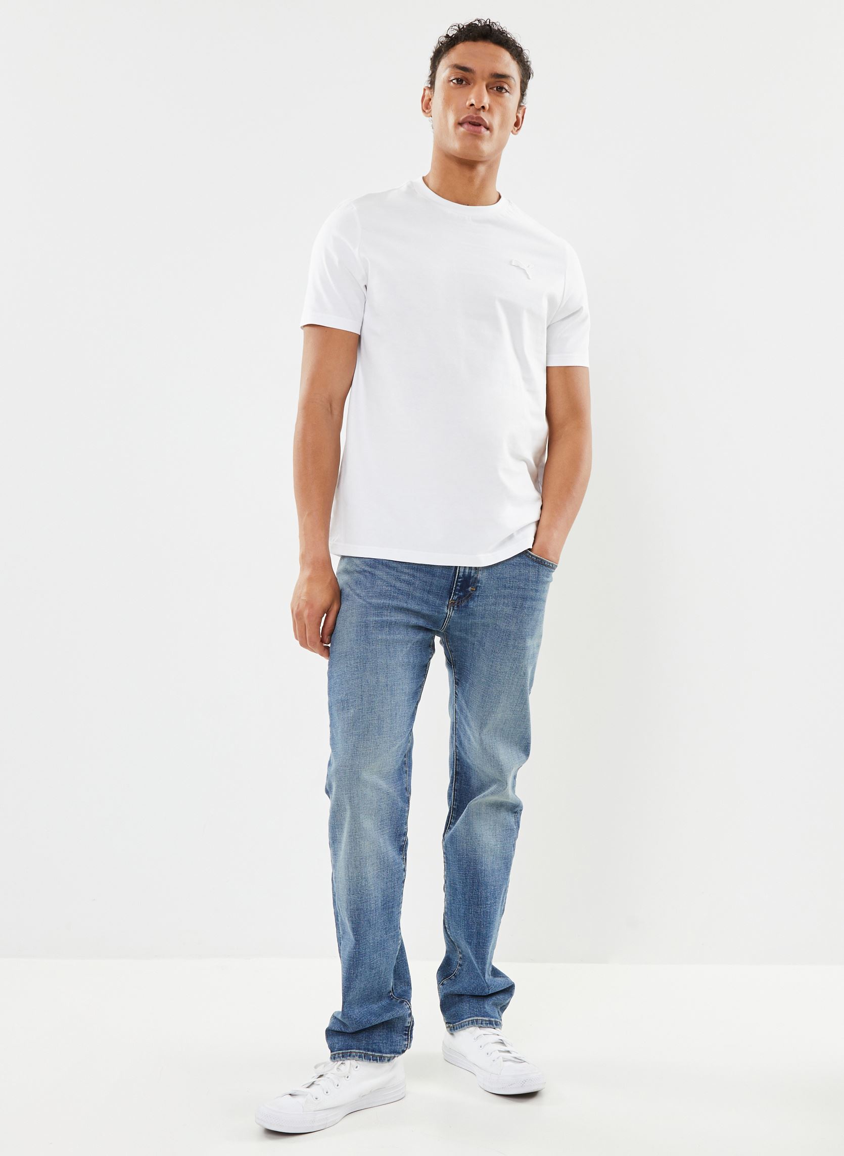 Kurzarm-T-Shirts Fd Mif Tee Wht herren weiß Puma Kurzarm-T-Shirts Fd Mif Tee Wht herren weiß PUMA WHITE