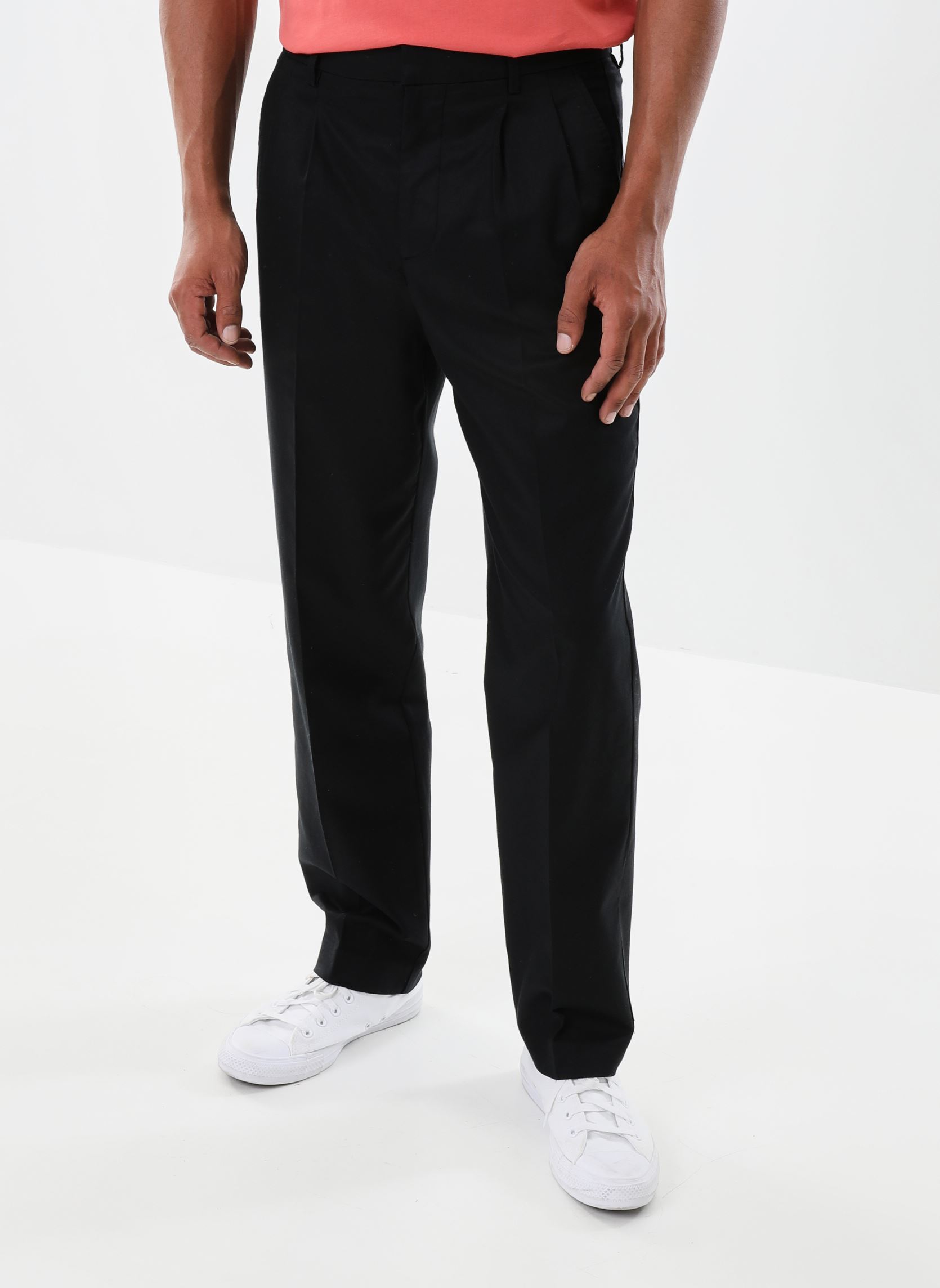 Pantalons chino PCHIC homme noir Marvin&Co Pantalons chino PCHIC homme noir JET BLACK