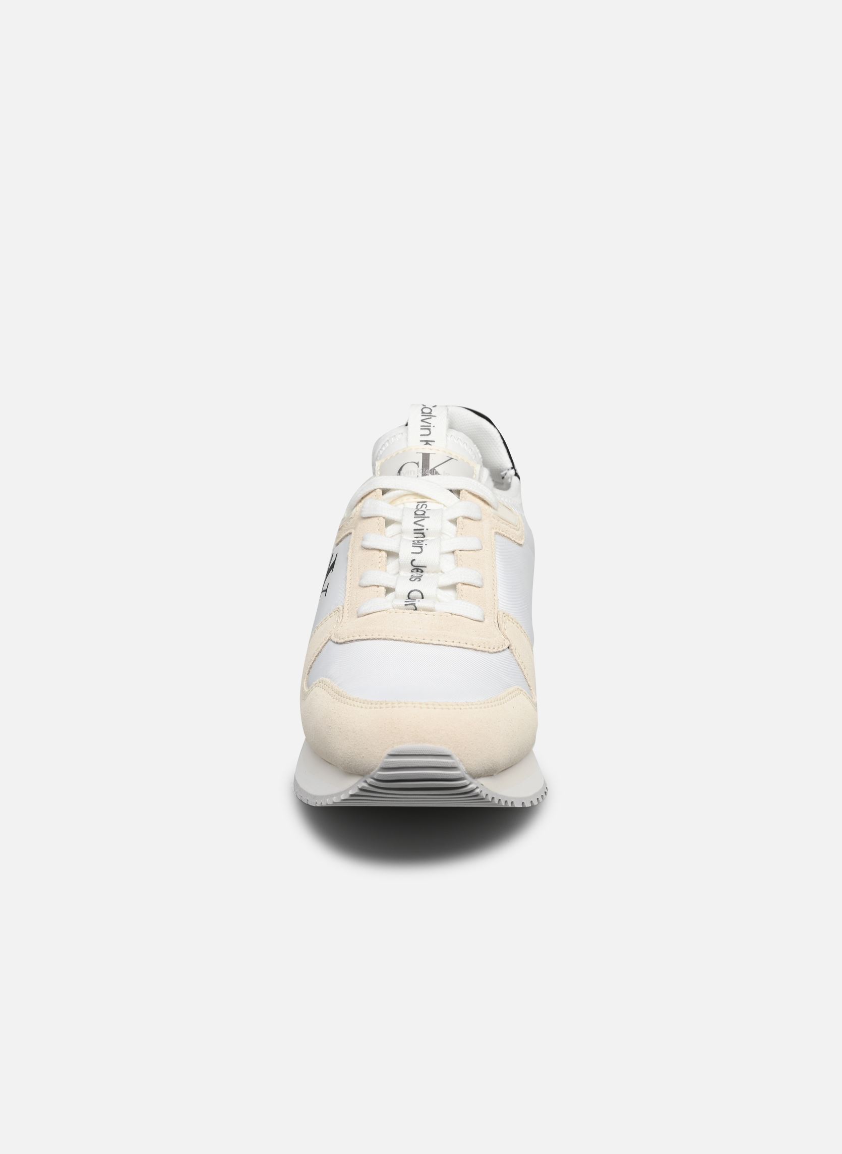 Sneaker RUNNER SOCK LACEUP N F damen weiß Calvin Klein Sneaker RUNNER SOCK LACEUP N F damen weiß BRIGHT WHITE/CREAMY WHITE/BLAC