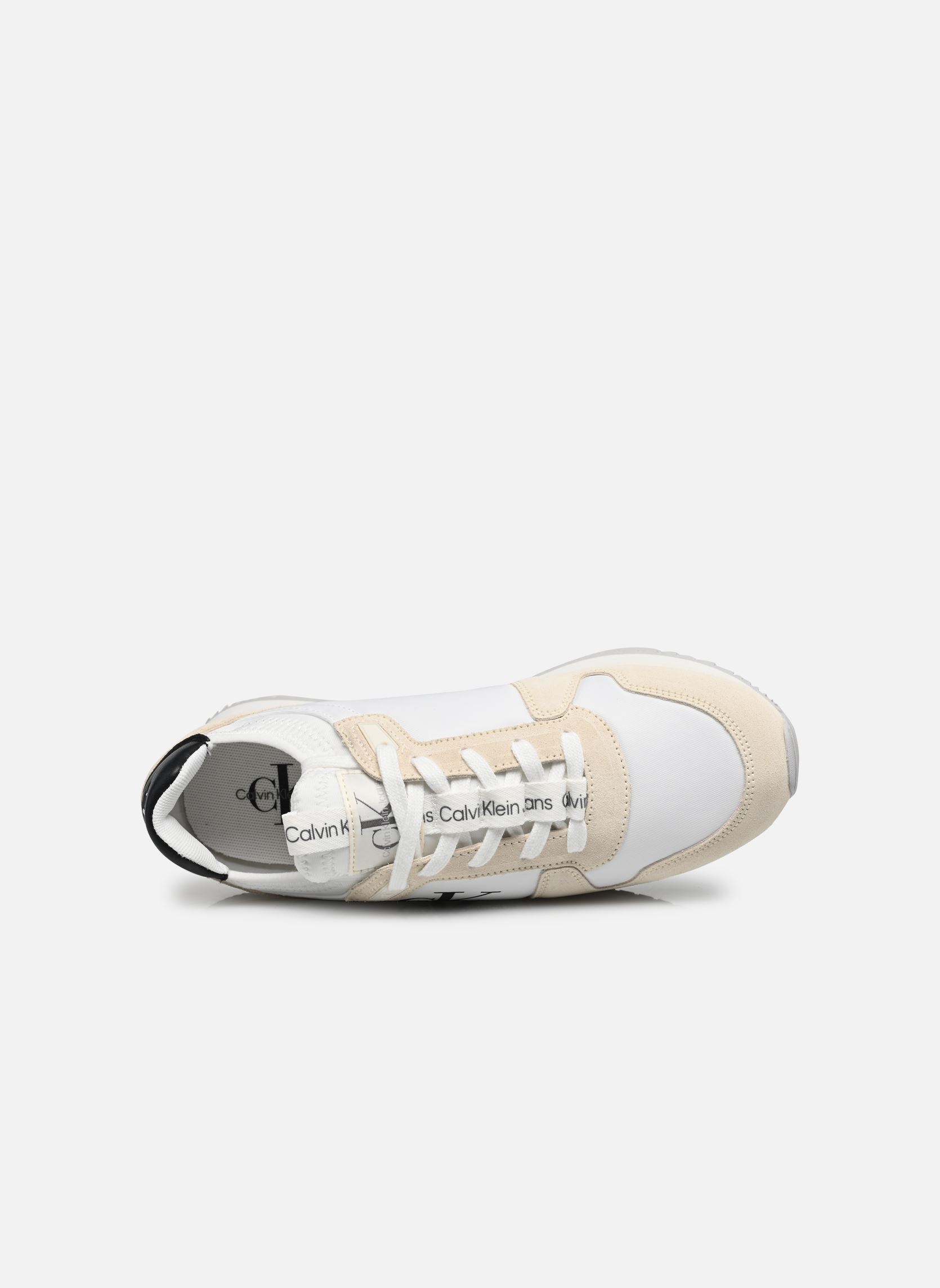 Sneaker RUNNER SOCK LACEUP N F damen weiß Calvin Klein Sneaker RUNNER SOCK LACEUP N F damen weiß BRIGHT WHITE/CREAMY WHITE/BLAC