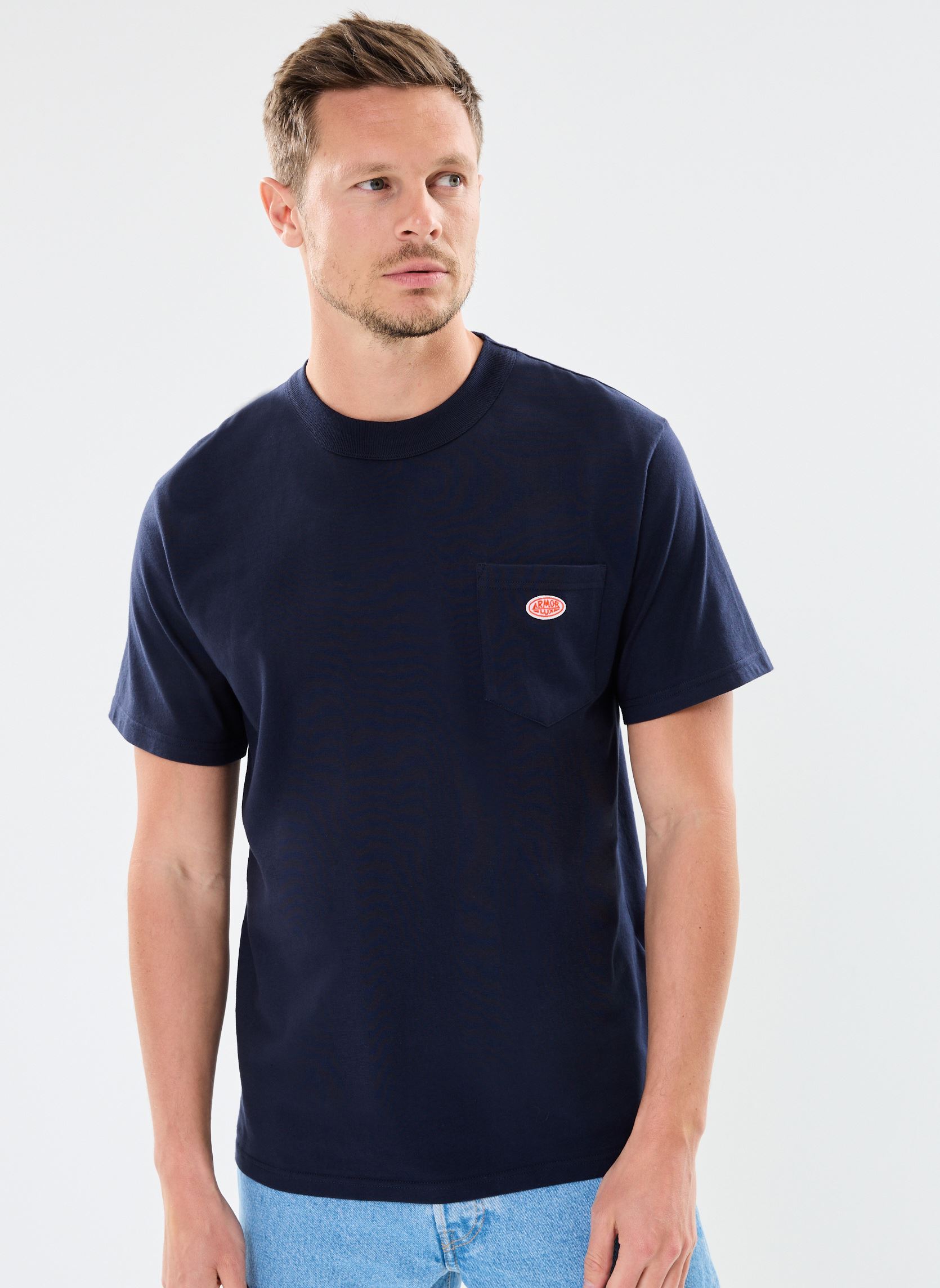 Vêtements Armor Lux T Shirt Héritage Avec Poche pour Accessoires