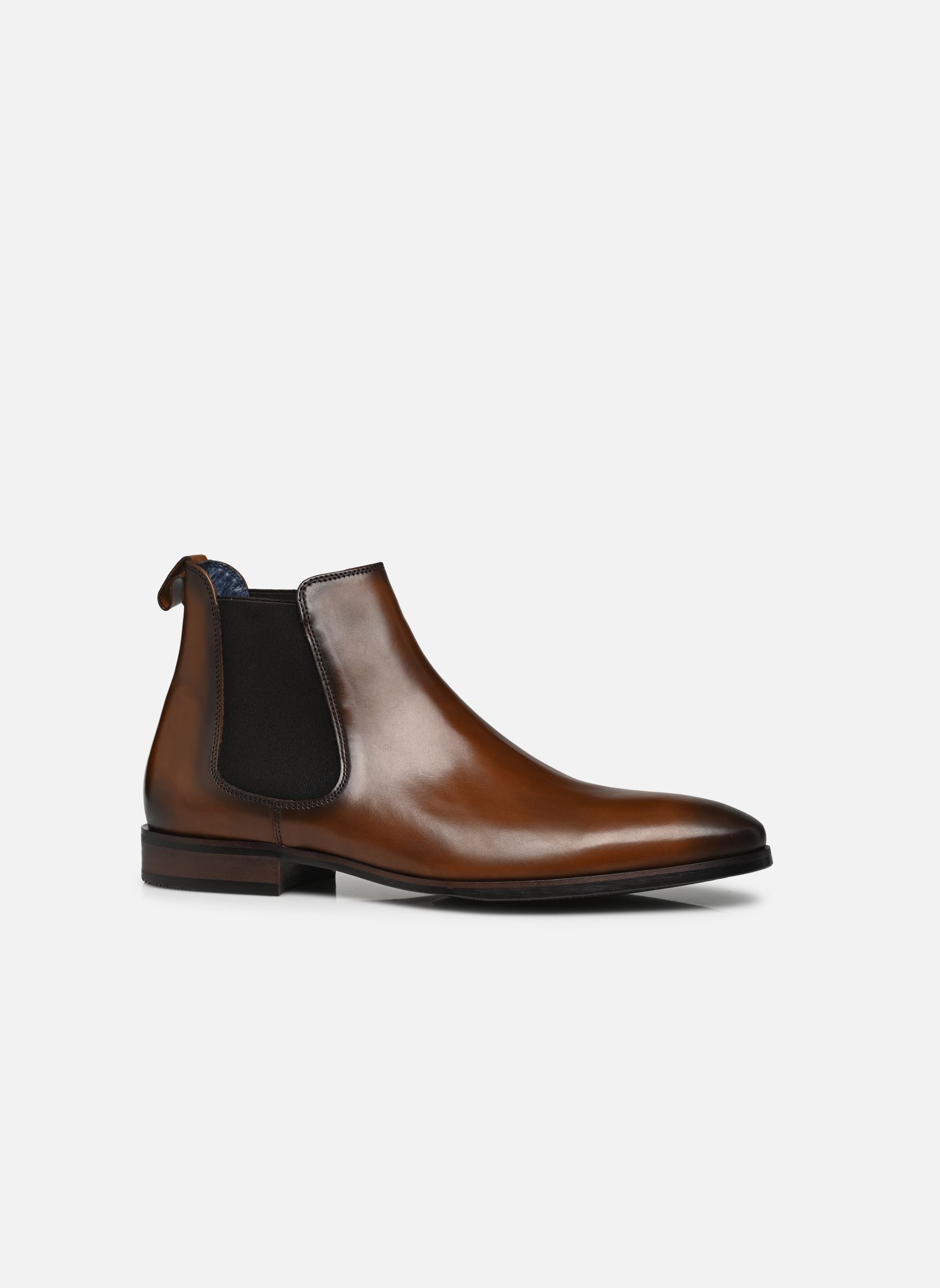 Bottines et bottes PLYM homme marron Brett & Sons Bottines et bottes PLYM homme marron Cognac