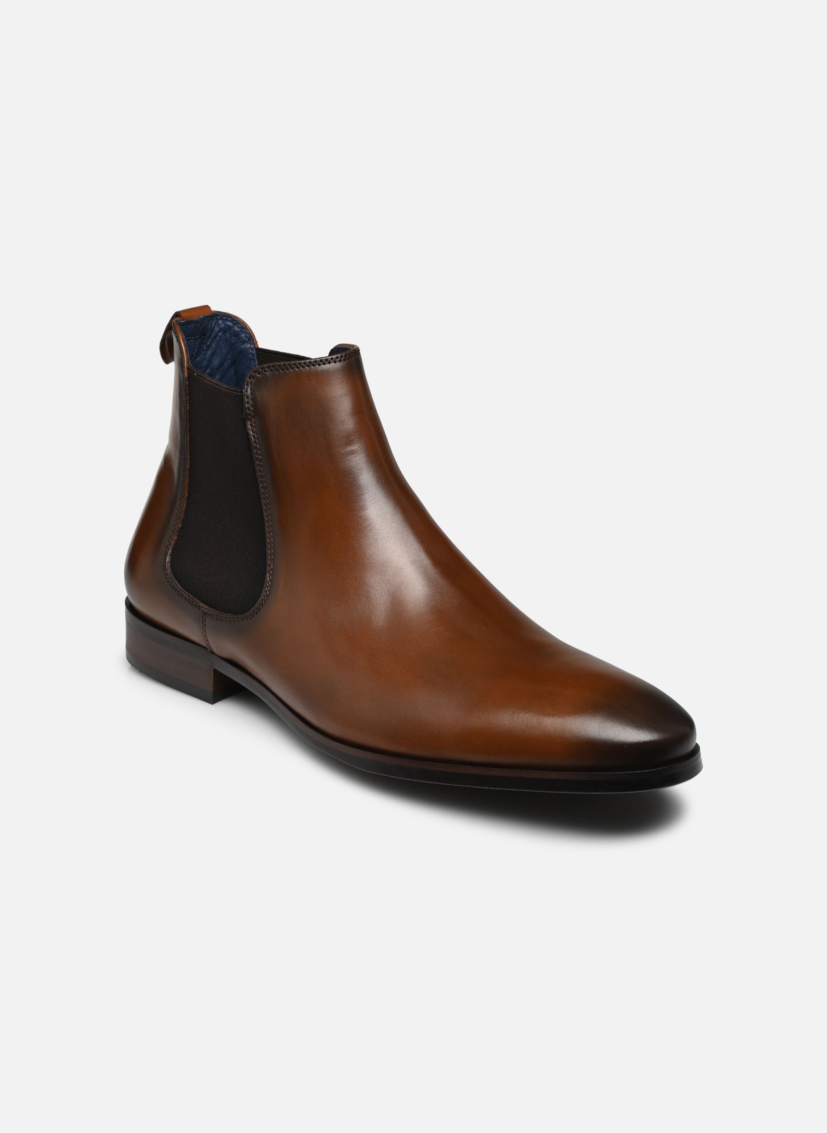 Bottines et bottes PLYM homme marron Brett & Sons Bottines et bottes PLYM homme marron Cognac