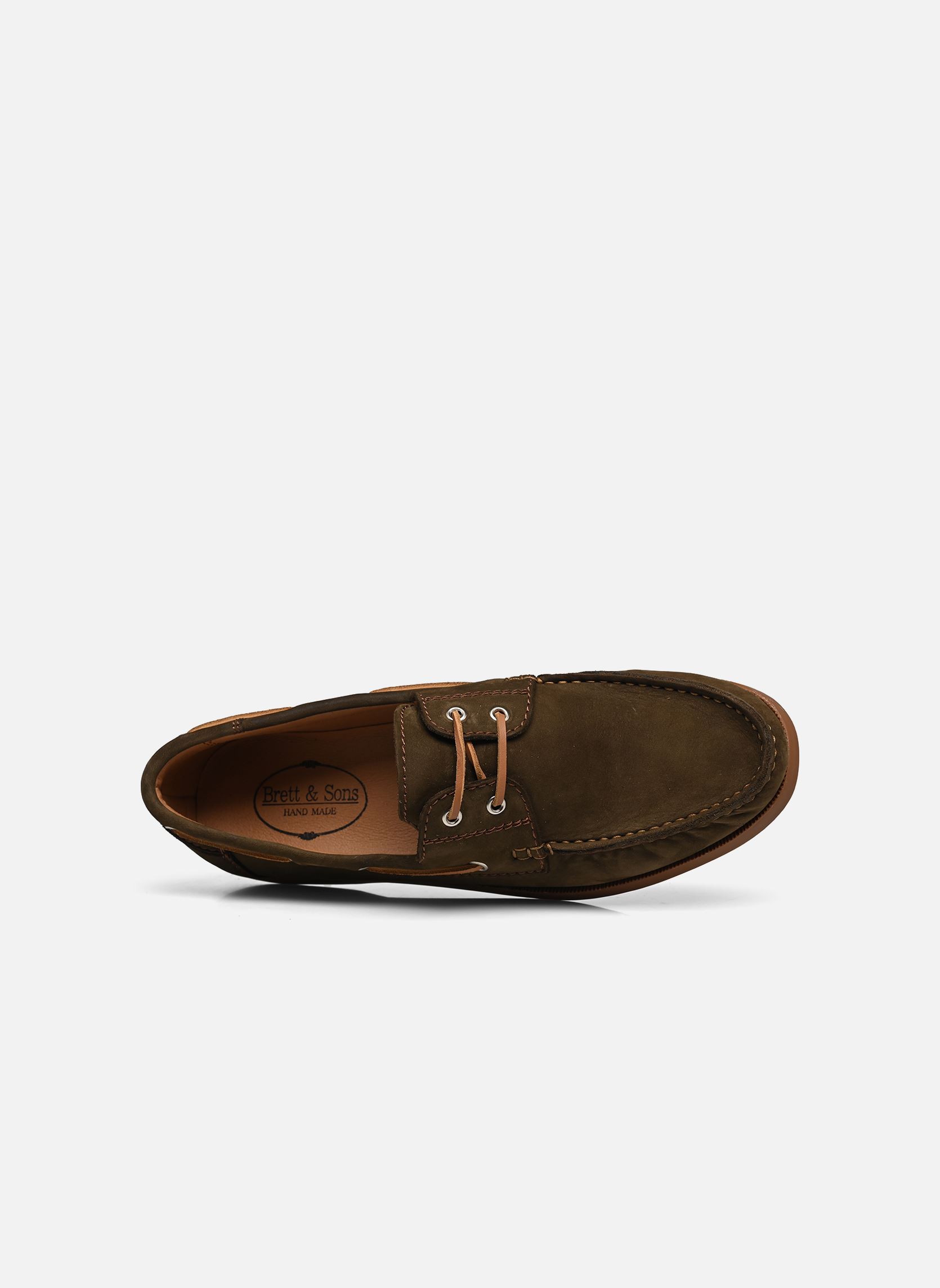 Bootschoenen NOBAT heren groen Brett & Sons Bootschoenen NOBAT heren groen KAKI