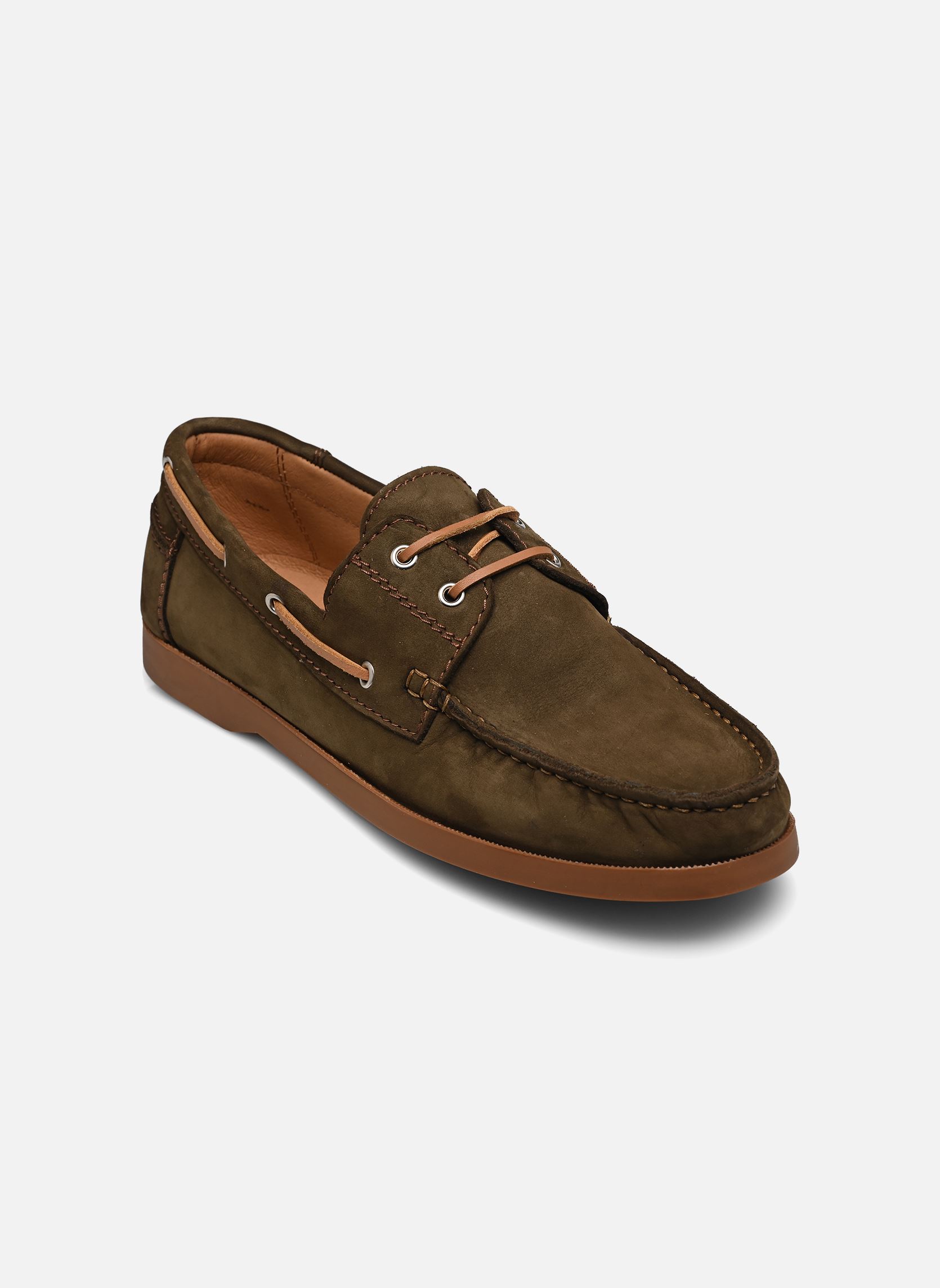 Bootschoenen NOBAT heren groen Brett & Sons Bootschoenen NOBAT heren groen KAKI