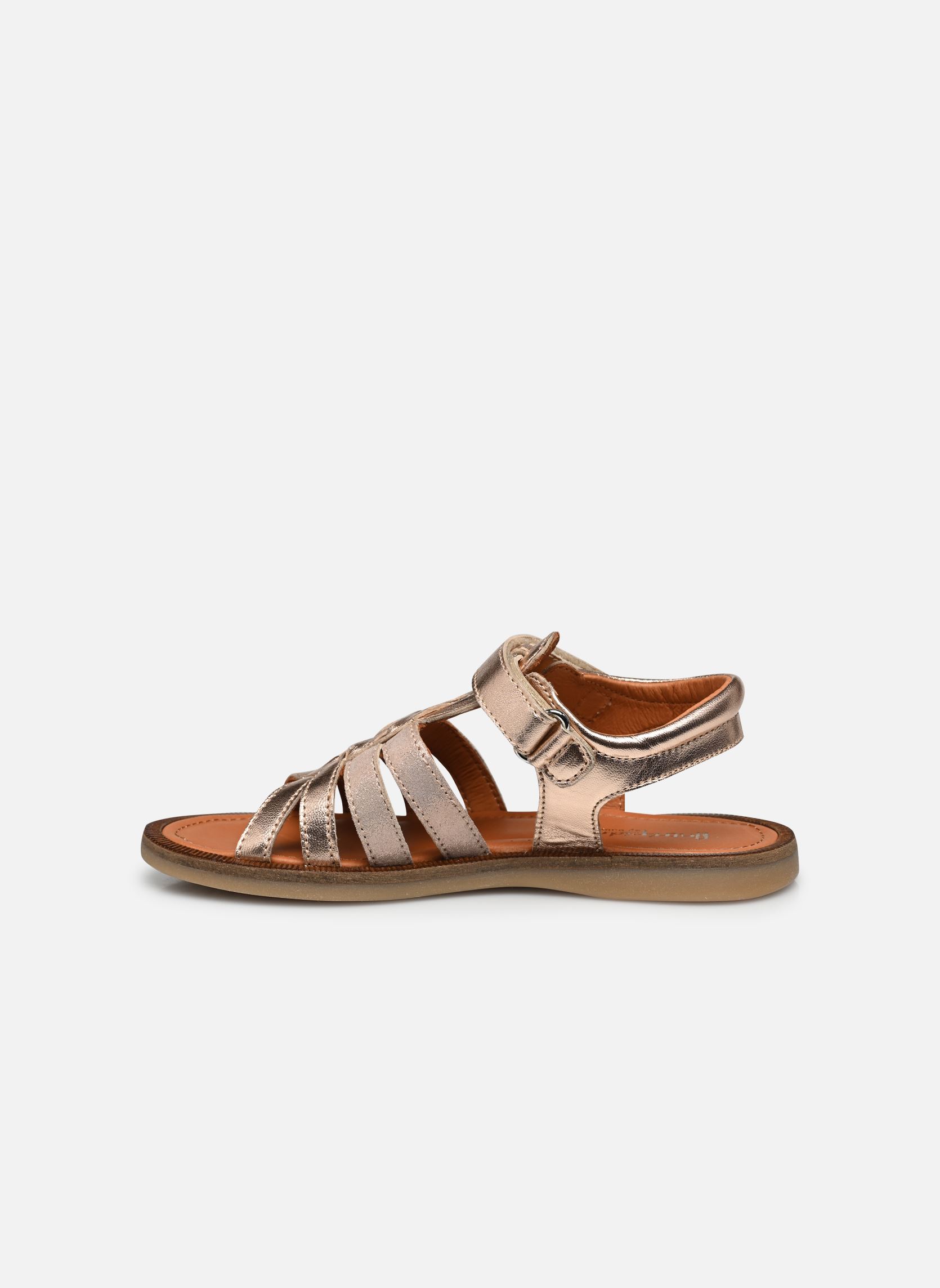 Sandalen 4546 meisjes goud en brons Babybotte Sandalen 4546 meisjes goud en brons PLATINE