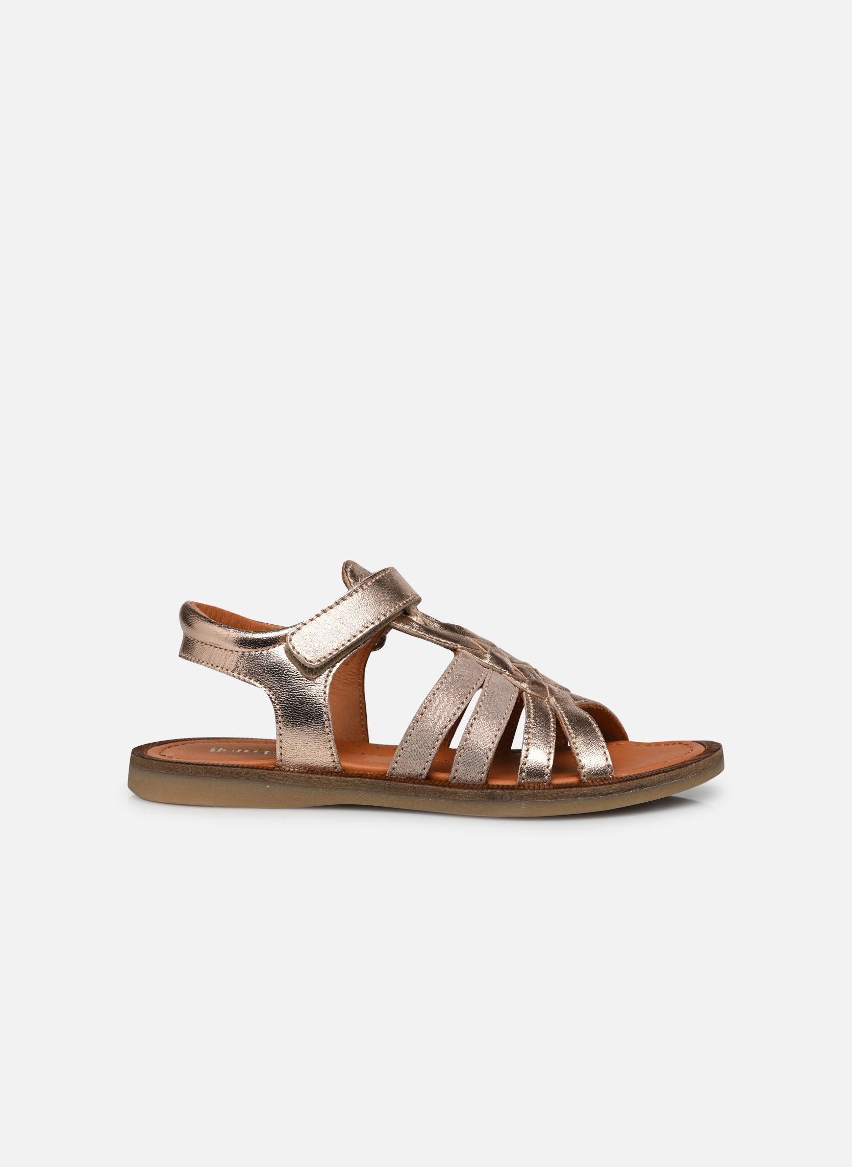 Sandalen 4546 meisjes goud en brons Babybotte Sandalen 4546 meisjes goud en brons PLATINE