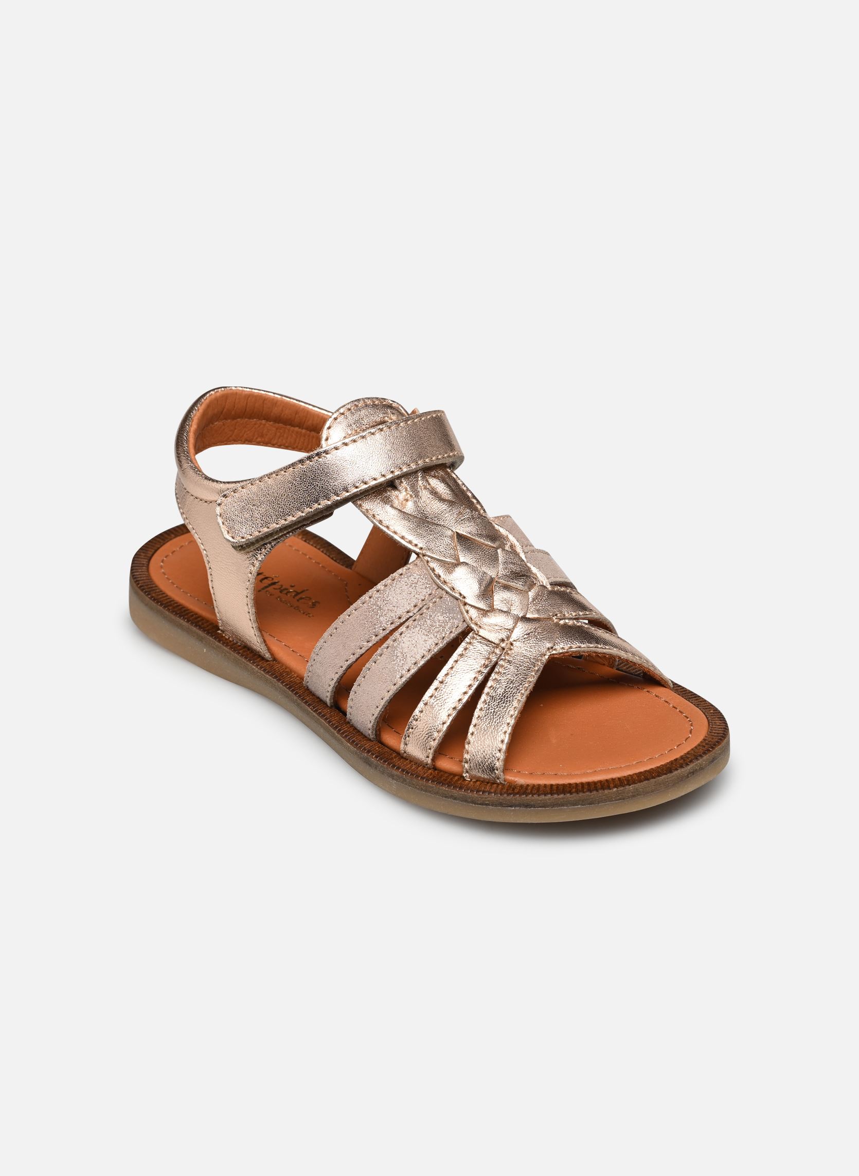 Sandalen 4546 meisjes goud en brons Babybotte Sandalen 4546 meisjes goud en brons PLATINE
