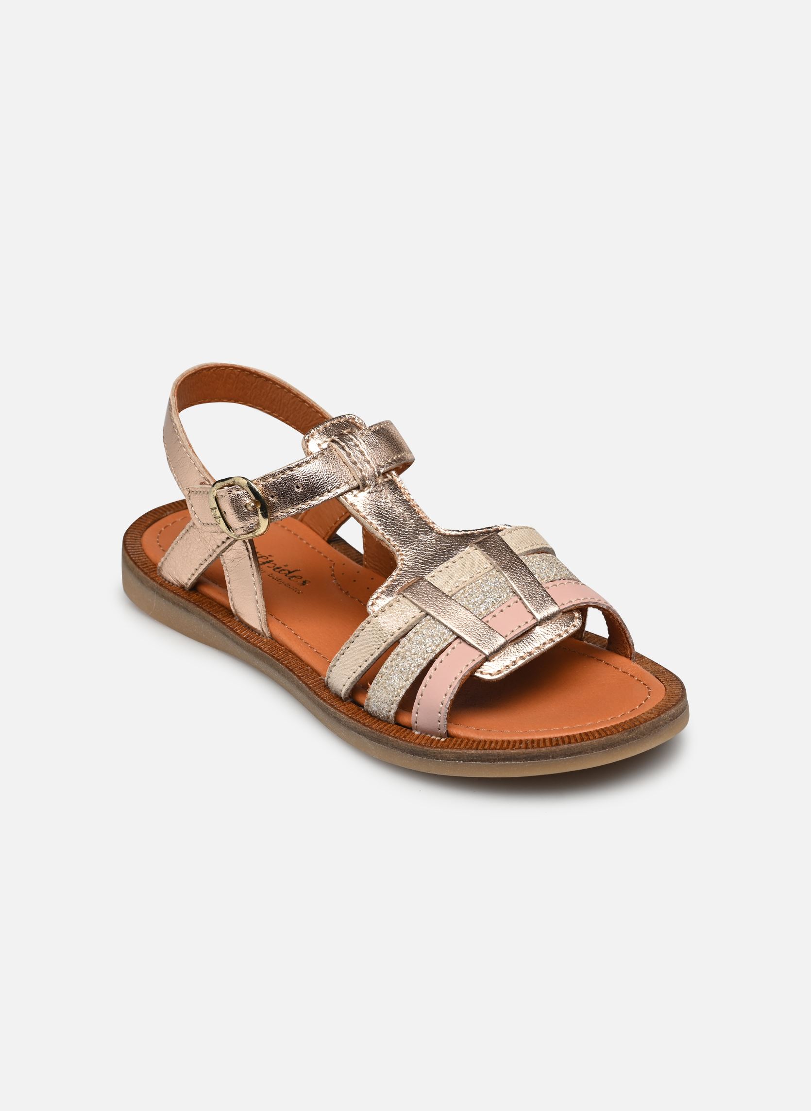 Sandalen 4549 meisjes goud en brons Babybotte Sandalen 4549 meisjes goud en brons PLATINE