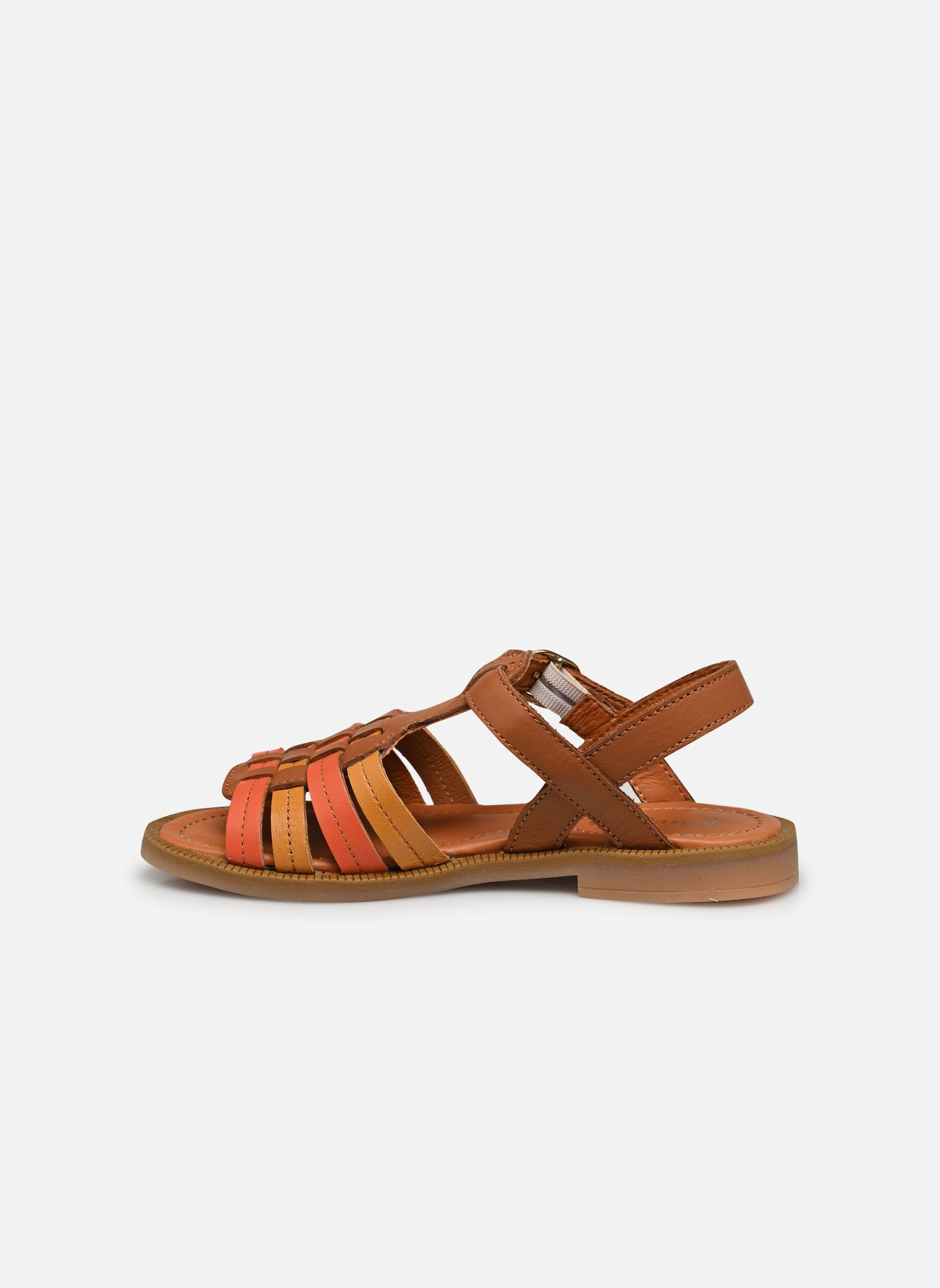 Sandales 4571 fille marron Babybotte Sandales 4571 fille marron CAMEL