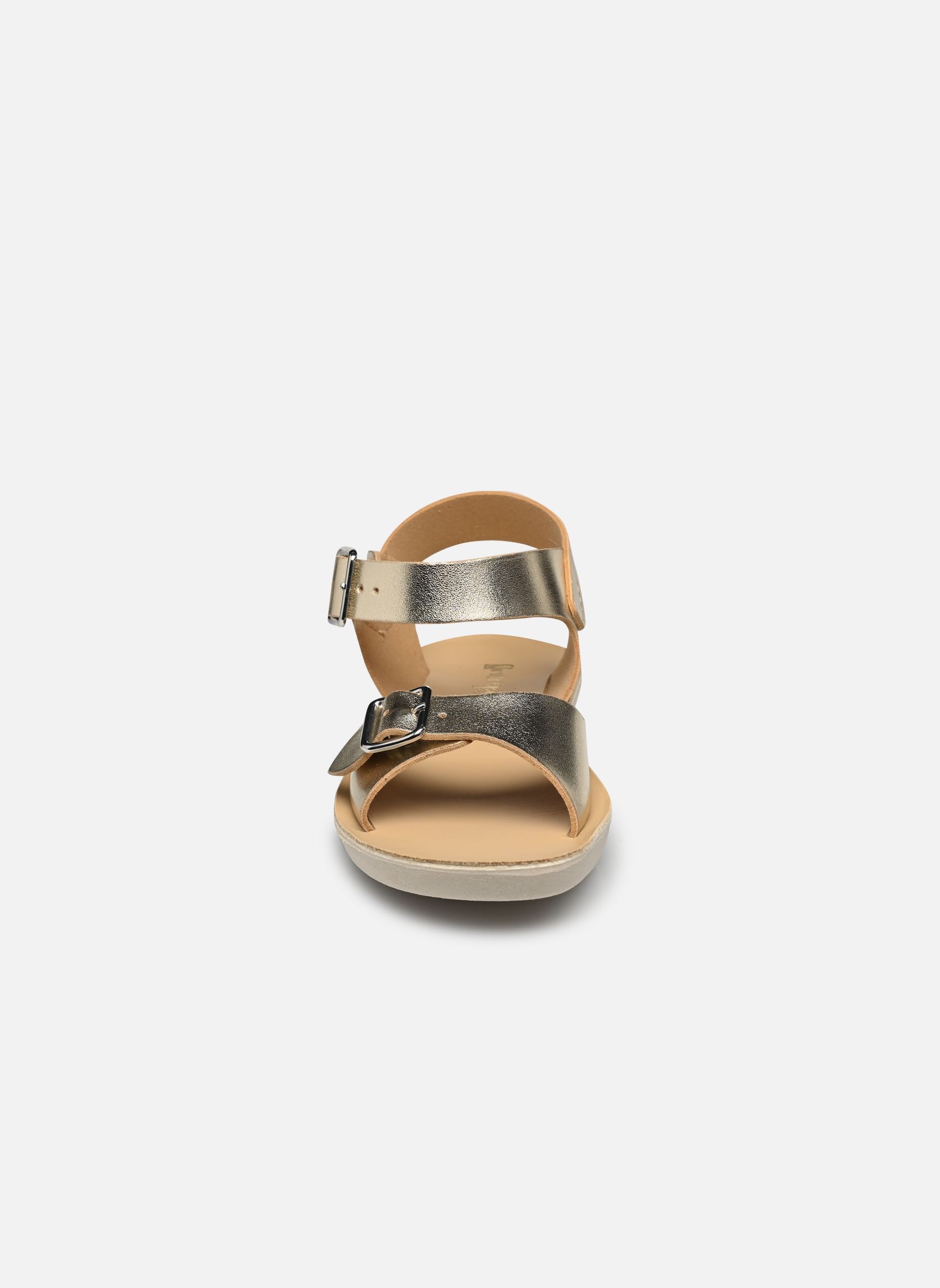 Sandales 4663 fille or et bronze Babybotte Sandales 4663 fille or et bronze PLATINE