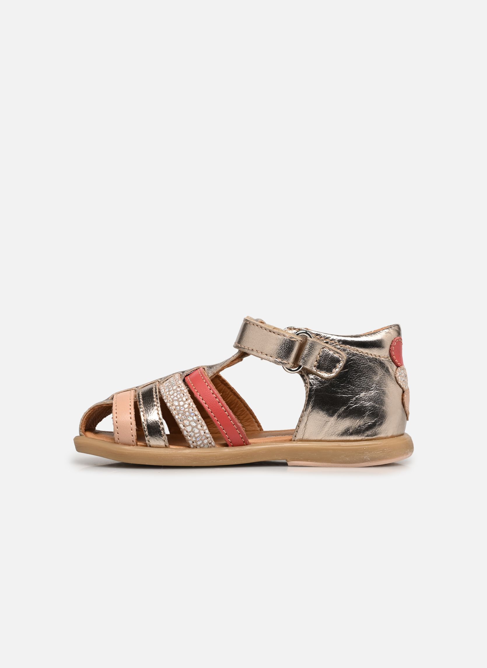 Sandales 4246 fille or et bronze Babybotte Sandales 4246 fille or et bronze PLATINE