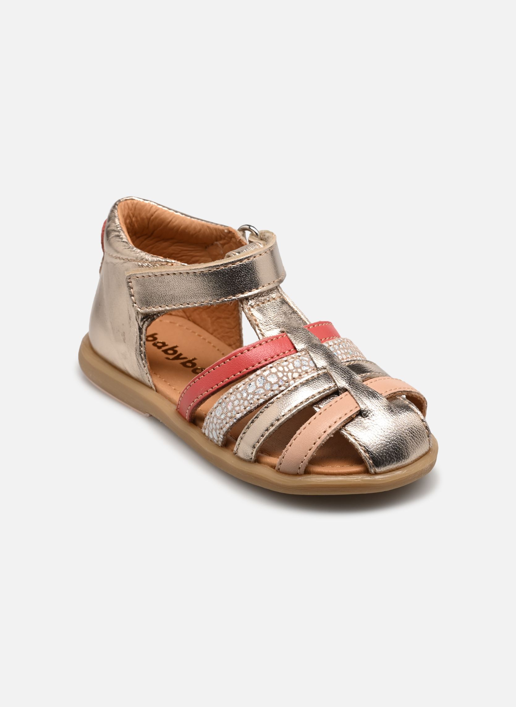 Sandales 4246 fille or et bronze Babybotte Sandales 4246 fille or et bronze PLATINE
