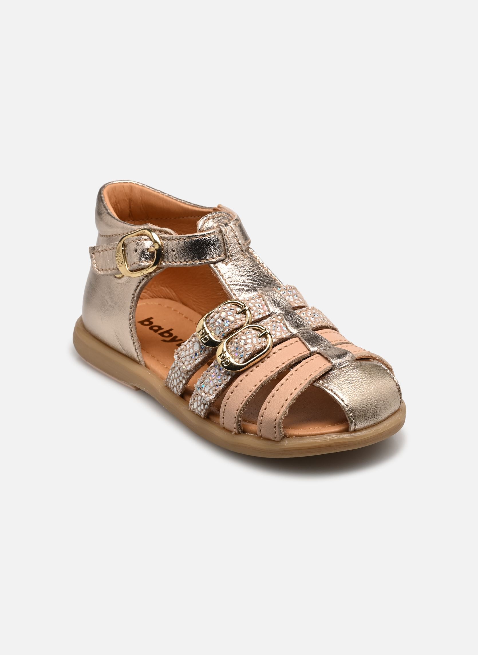 Sandalias 4247 niña oro y bronce Babybotte Sandalias 4247 niña oro y bronce PLATINE