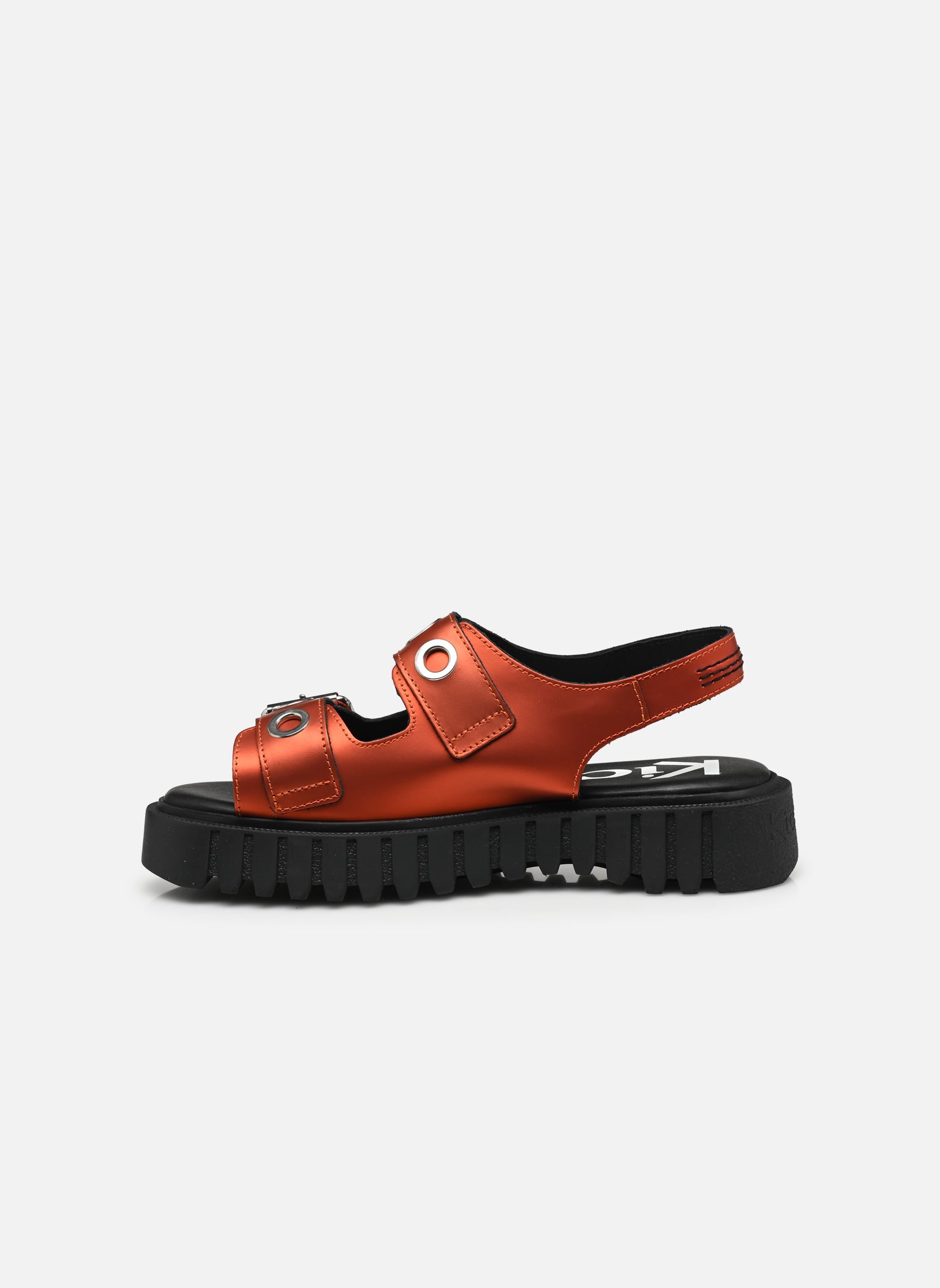 Sandali con zeppa e plateau KICK FALK donna rosso Kickers Sandali con zeppa e plateau KICK FALK donna rosso BRONZE CUIVRE