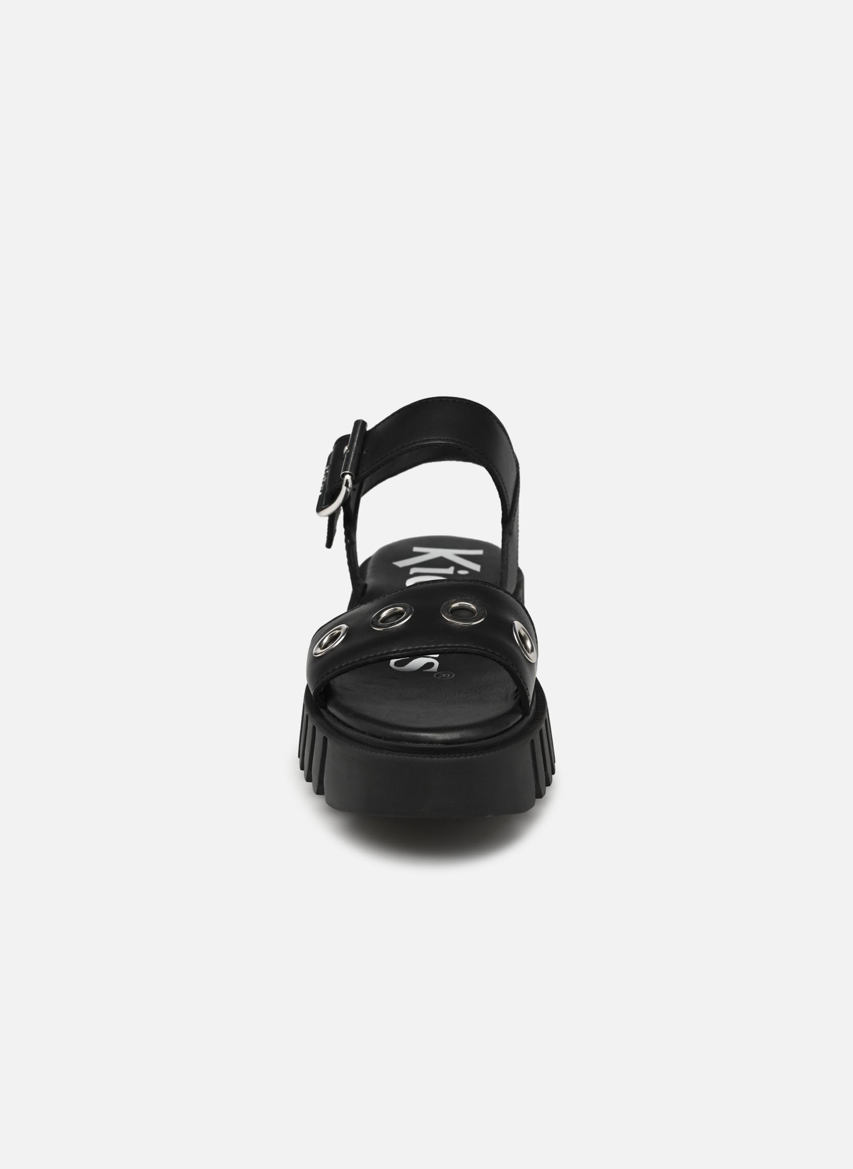 Keil- und Plateausandalen KICK FANY damen schwarz Kickers Keil- und Plateausandalen KICK FANY damen schwarz Noir