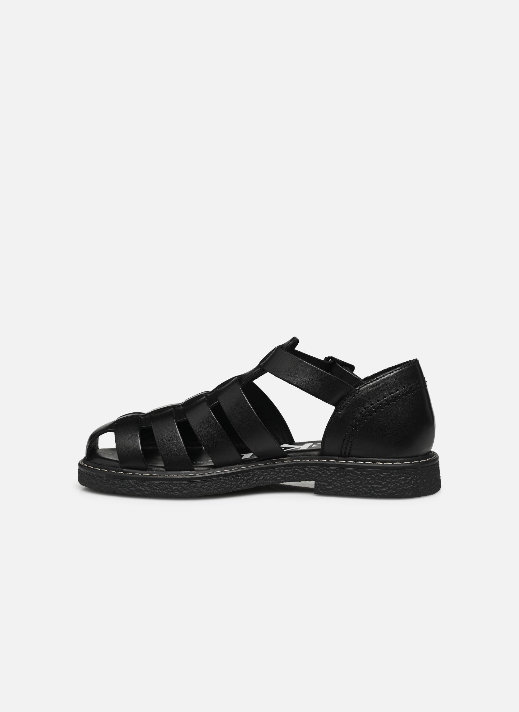 Sandales plates KICK LERGO femme noir Kickers Sandales plates KICK LERGO femme noir Noir