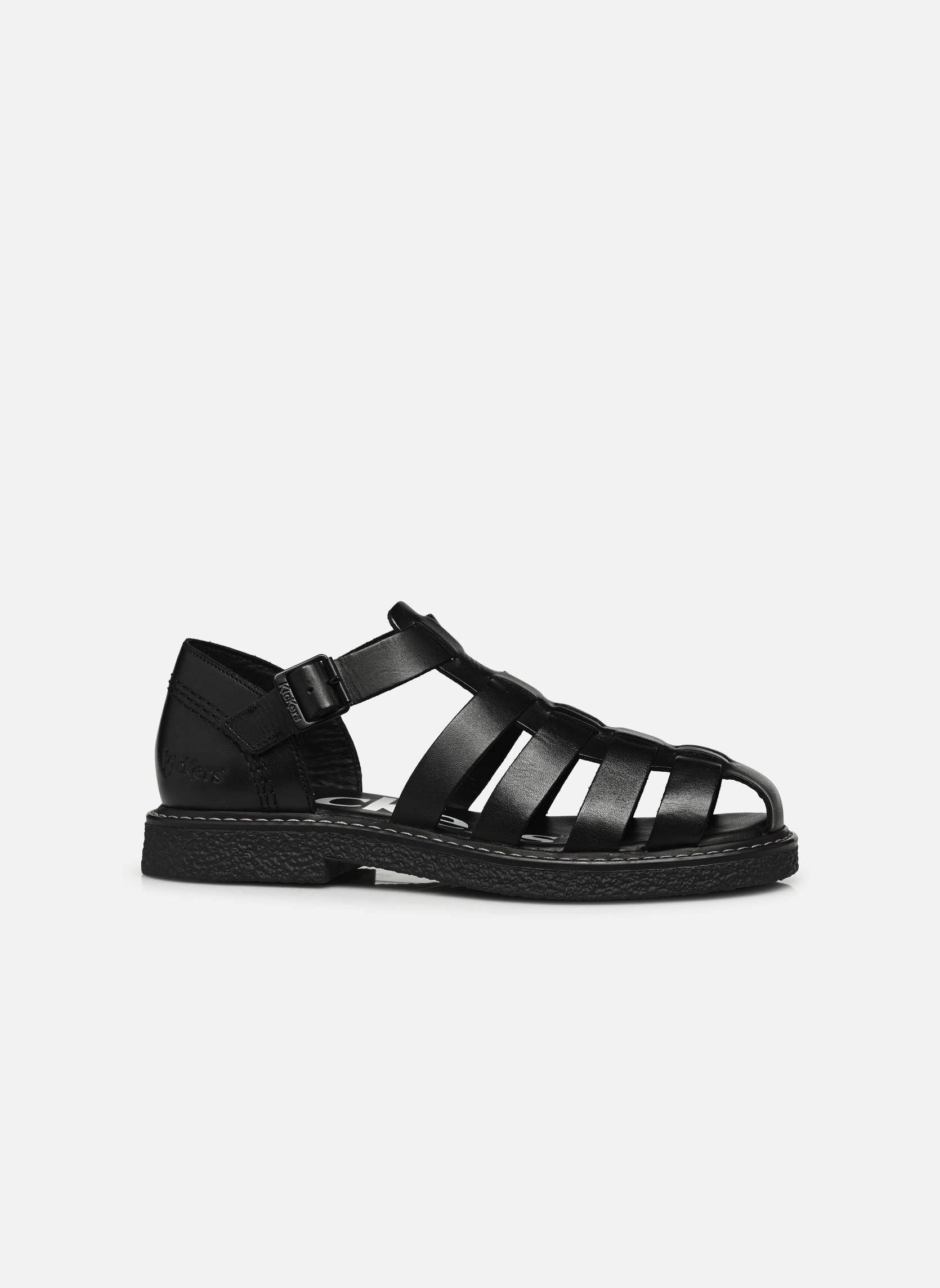 Sandales plates KICK LERGO femme noir Kickers Sandales plates KICK LERGO femme noir Noir