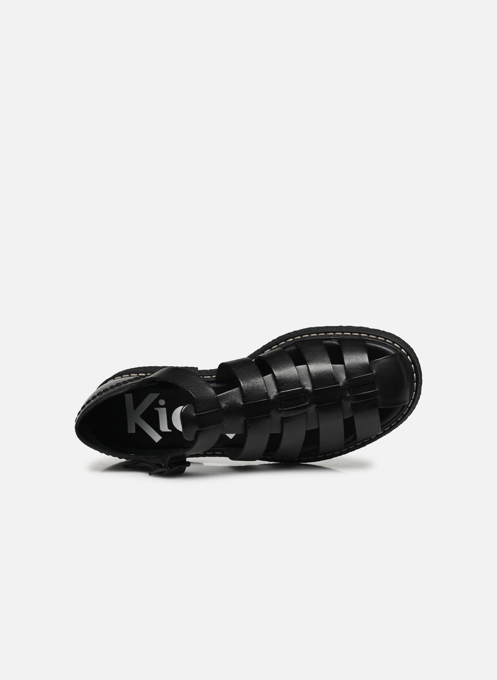 Sandales plates KICK LERGO femme noir Kickers Sandales plates KICK LERGO femme noir Noir