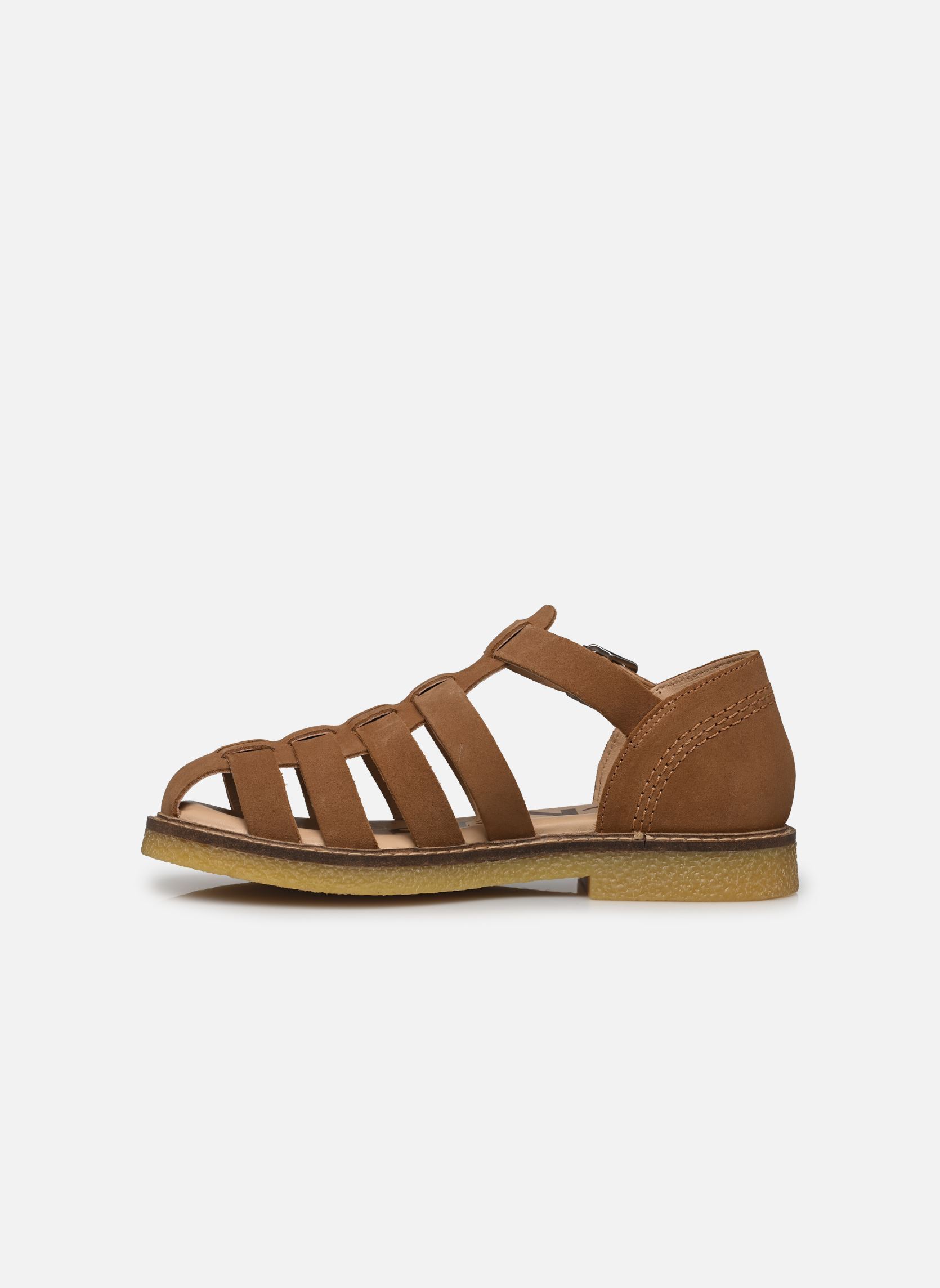 Sandales plates KICK LERGO femme marron Kickers Sandales plates KICK LERGO femme marron Camel