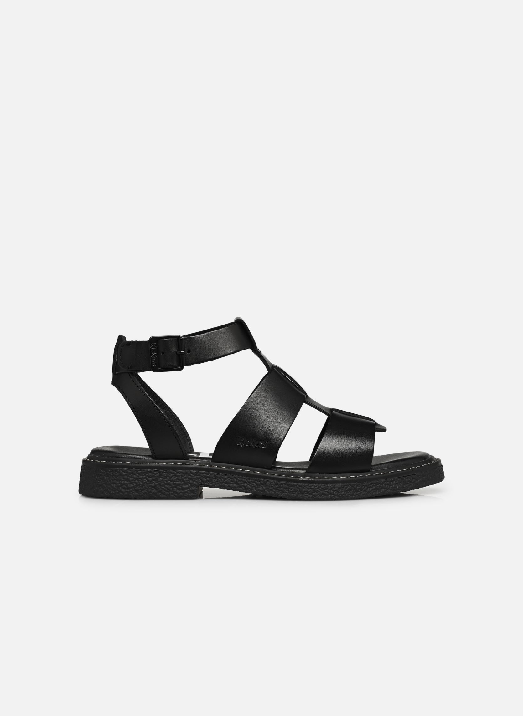 Sandales plates KICK LILA femme noir Kickers Sandales plates KICK LILA femme noir Noir