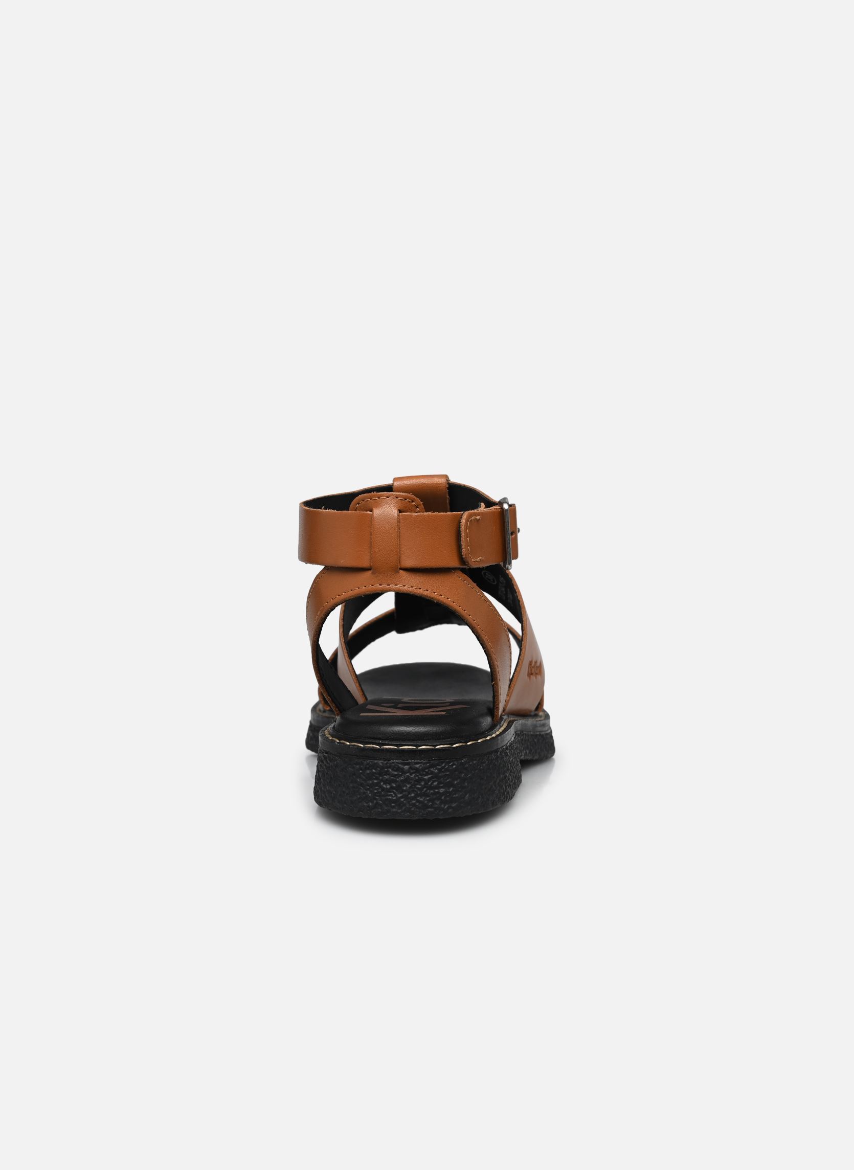 Sandales plates KICK LILA femme marron Kickers Sandales plates KICK LILA femme marron Camel Tan