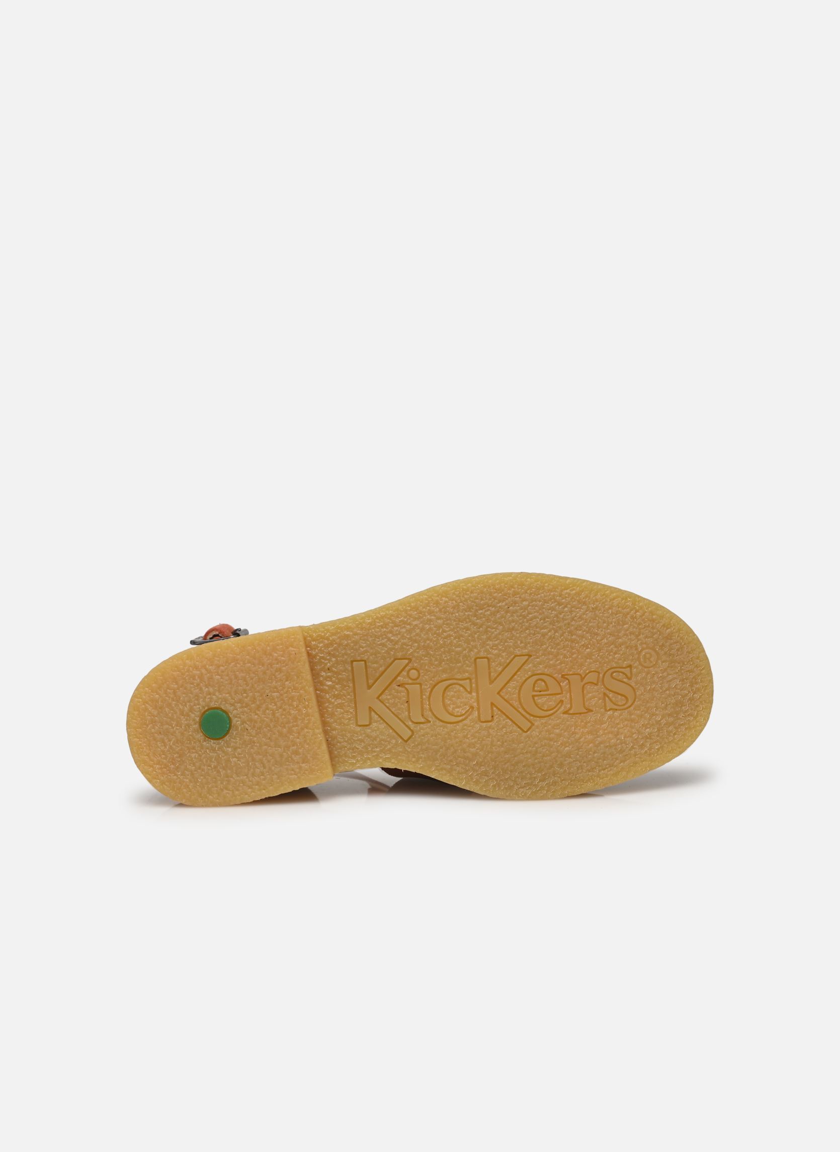 Sandales plates KICK LILA femme rouge Kickers Sandales plates KICK LILA femme rouge Rouge Terracotta