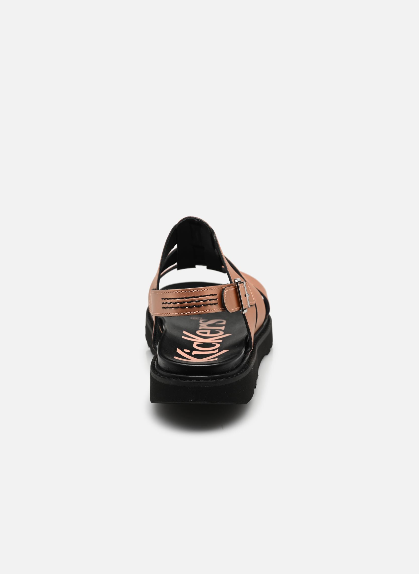 Sandales plates NEOSINEAD femme beige Kickers Sandales plates NEOSINEAD femme beige NUDE METAL