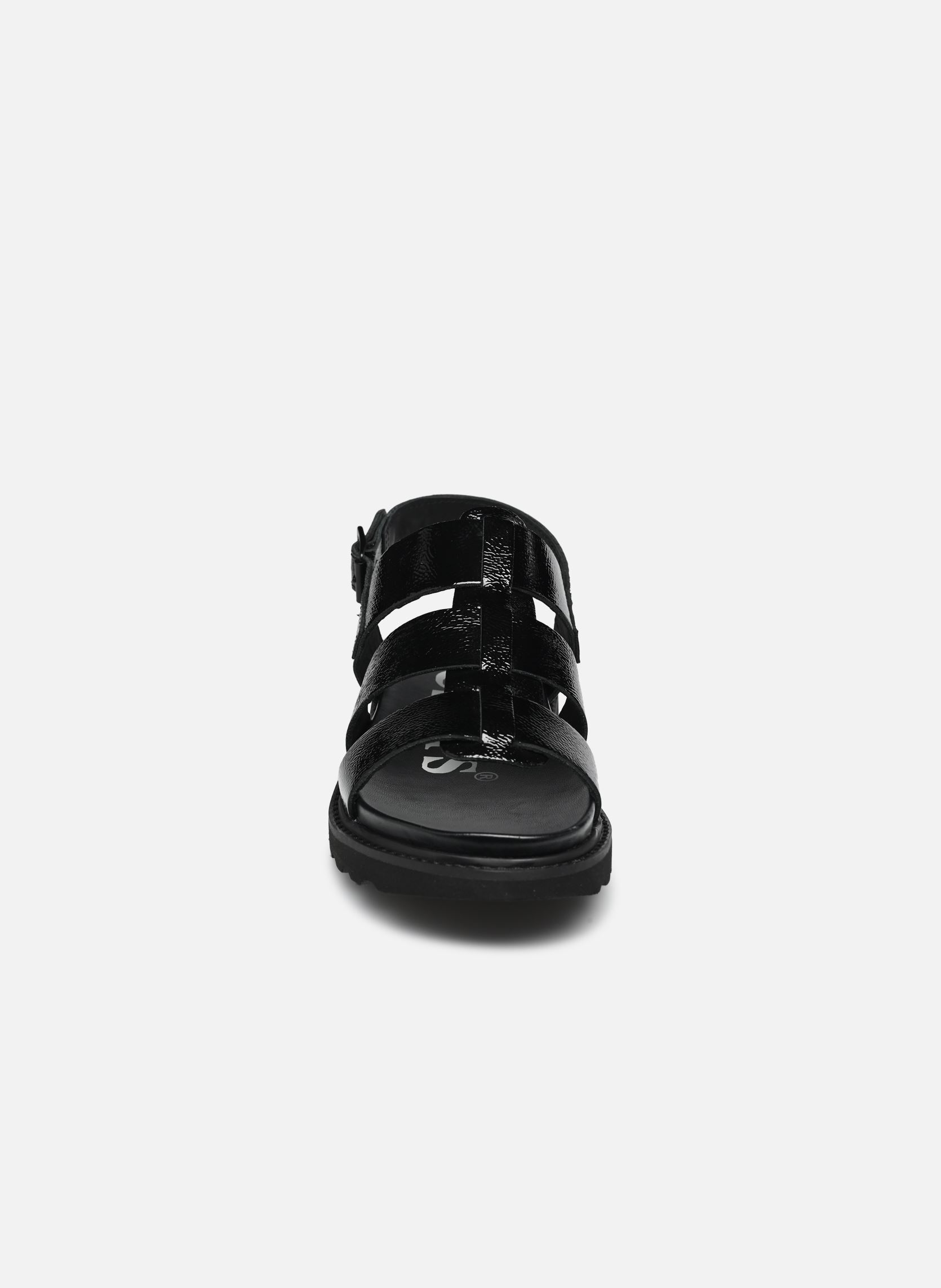 Sandales plates NEOSINEAD femme noir Kickers Sandales plates NEOSINEAD femme noir Noir Vernis