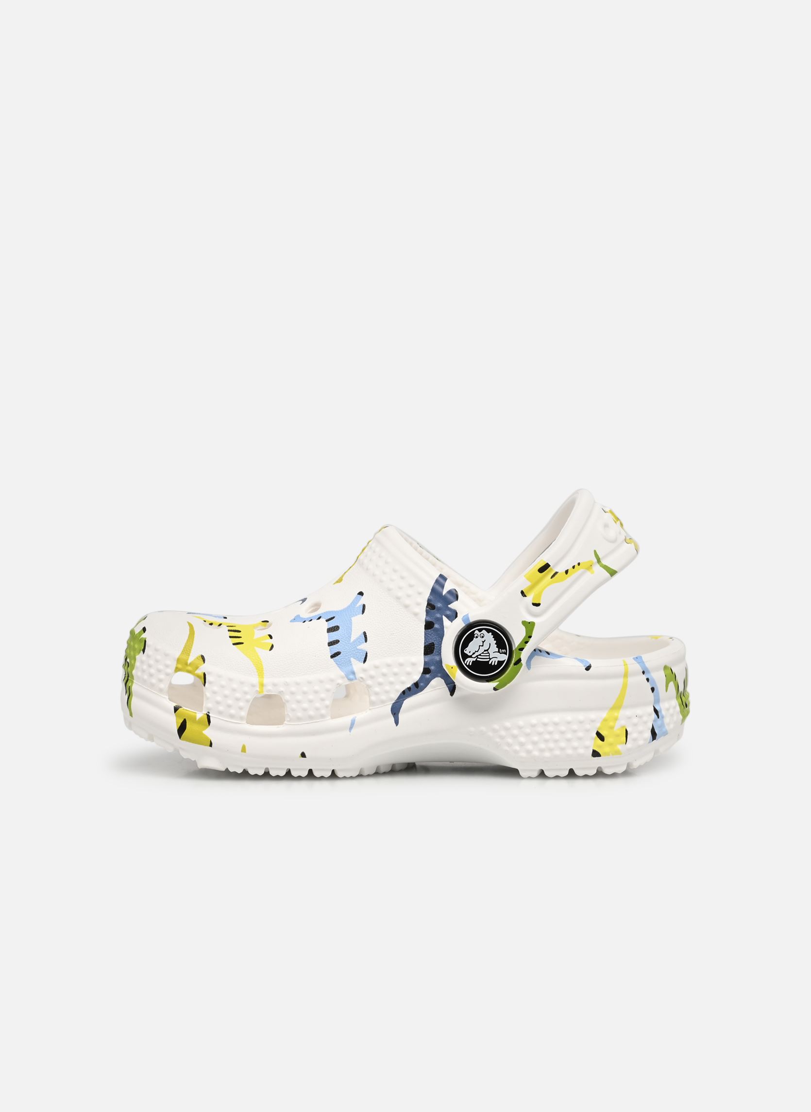 Pantoletten und Clogs Classic Character Print Clog T Din mehrfarbig Crocs Pantoletten und Clogs Classic Character Print Clog T Din mehrfarbig Dinosaur