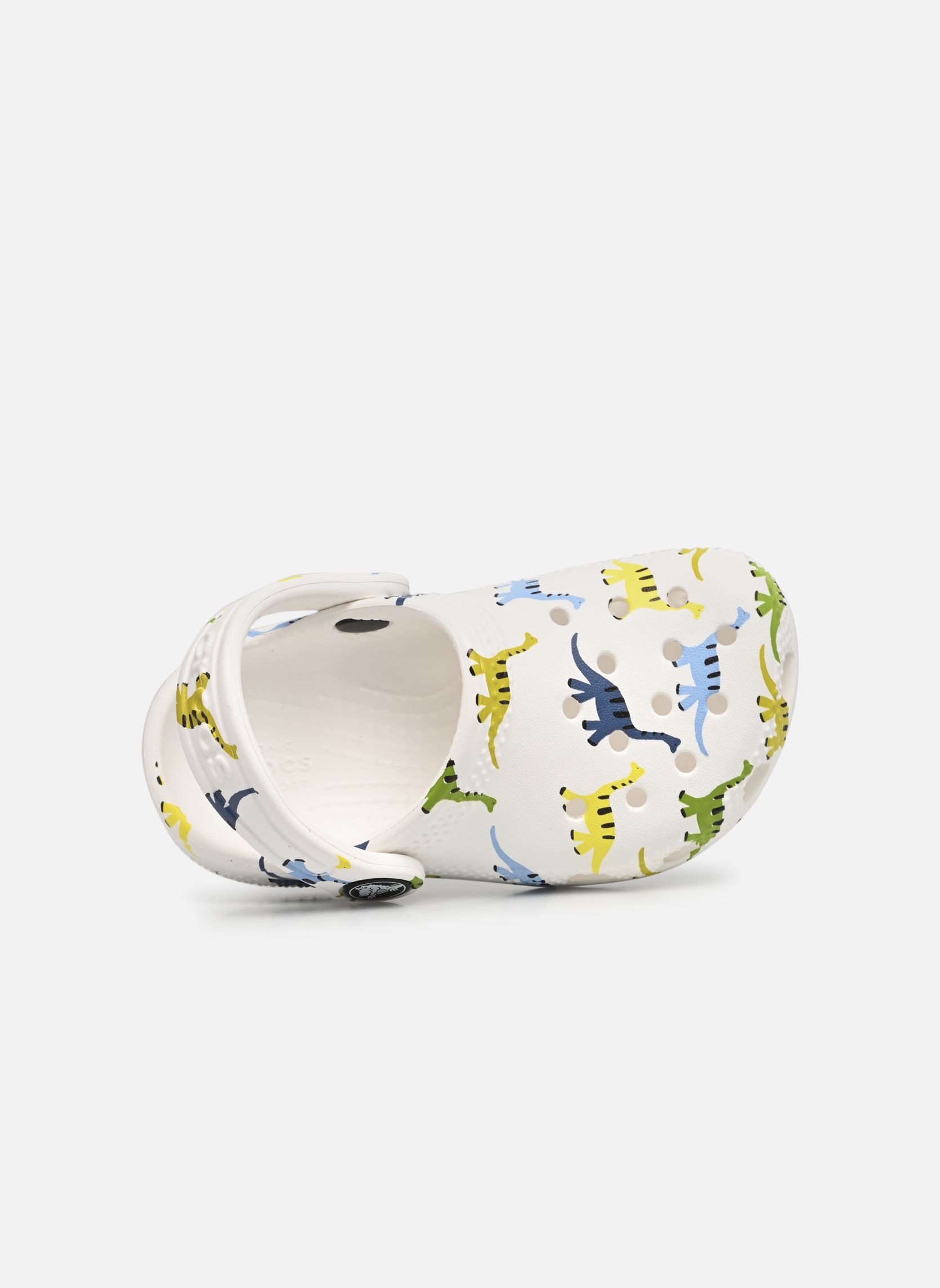 Pantoletten und Clogs Classic Character Print Clog T Din mehrfarbig Crocs Pantoletten und Clogs Classic Character Print Clog T Din mehrfarbig Dinosaur