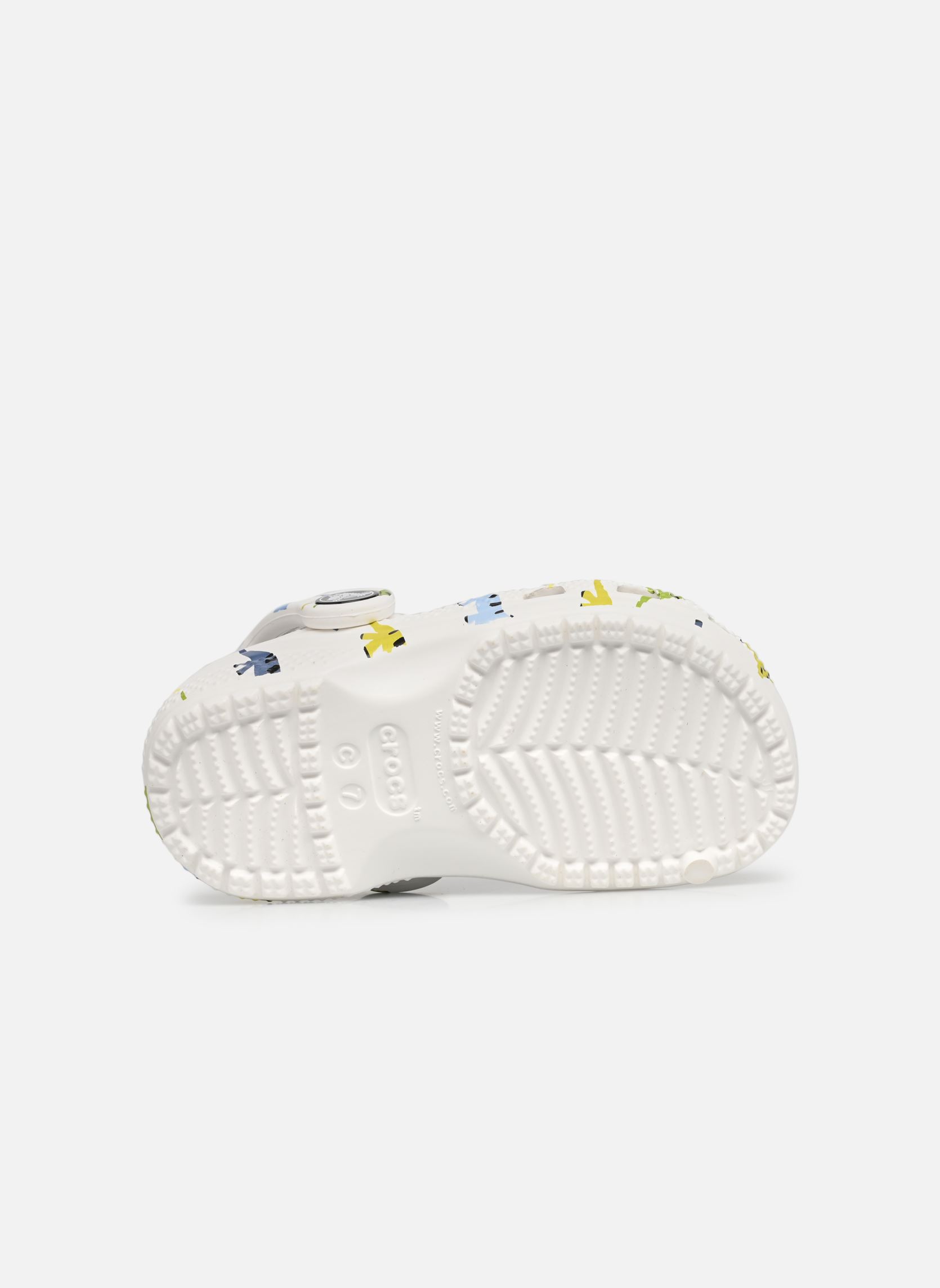 Pantoletten und Clogs Classic Character Print Clog T Din mehrfarbig Crocs Pantoletten und Clogs Classic Character Print Clog T Din mehrfarbig Dinosaur