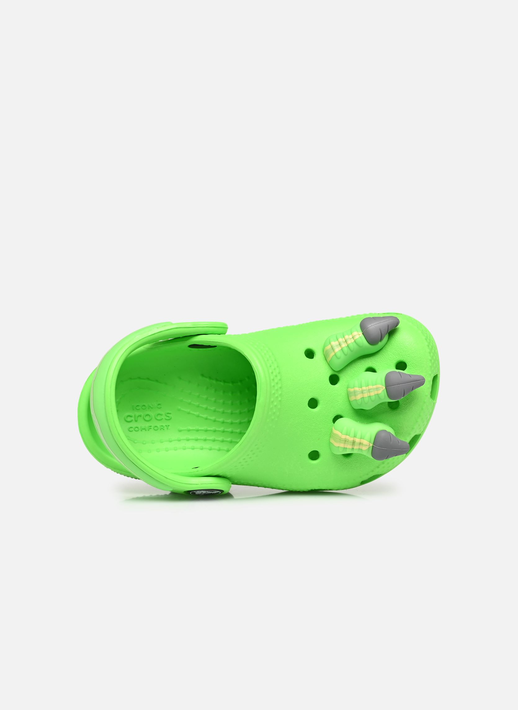 Mules et sabots Classic I AM Dinosaur Clog T GrSl vert Crocs Mules et sabots Classic I AM Dinosaur Clog T GrSl vert Green Slime