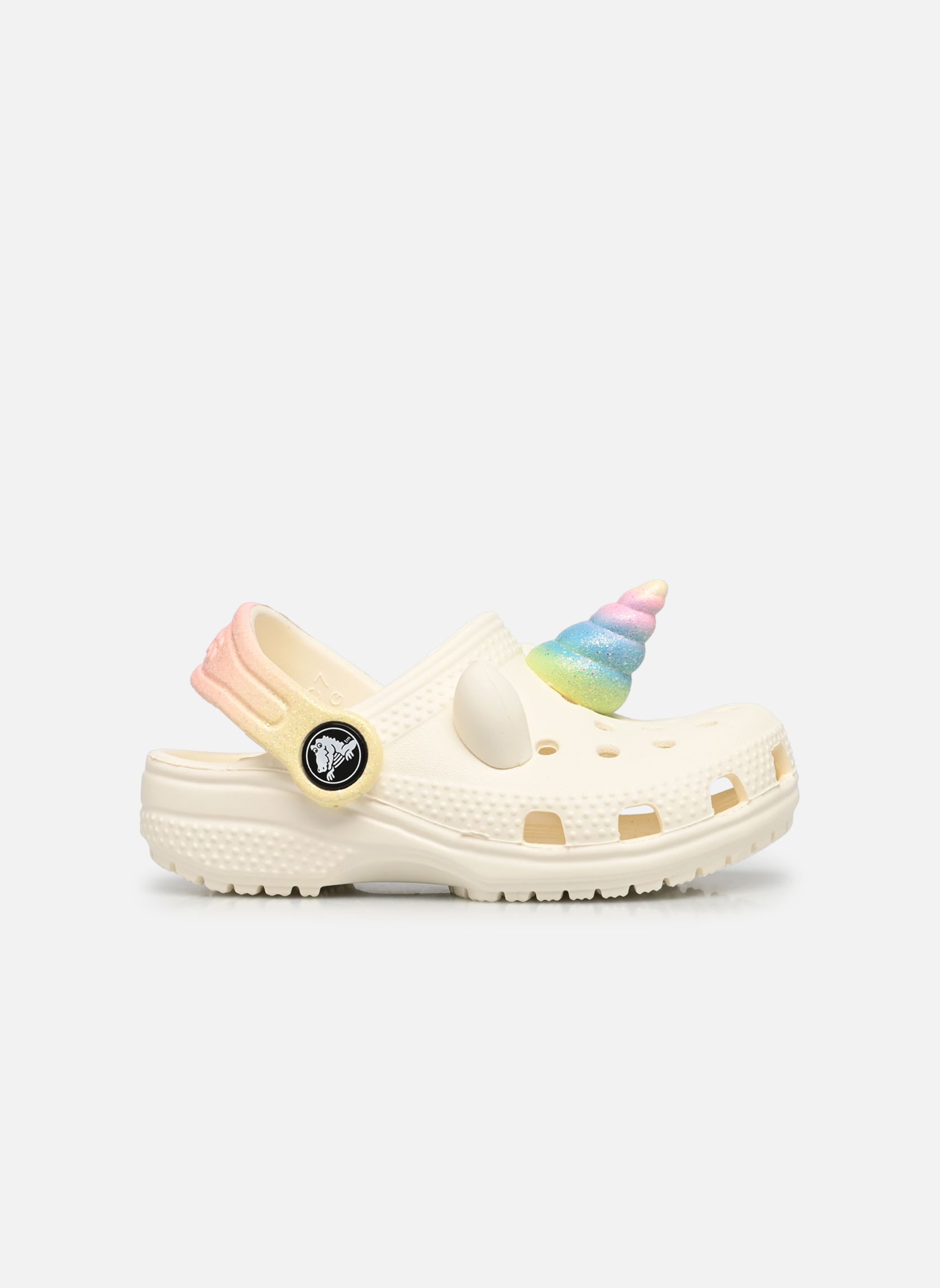 Mules et sabots Classic IAM Rainbow UnicornCgT Chk blanc Crocs Mules et sabots Classic IAM Rainbow UnicornCgT Chk blanc Chalk