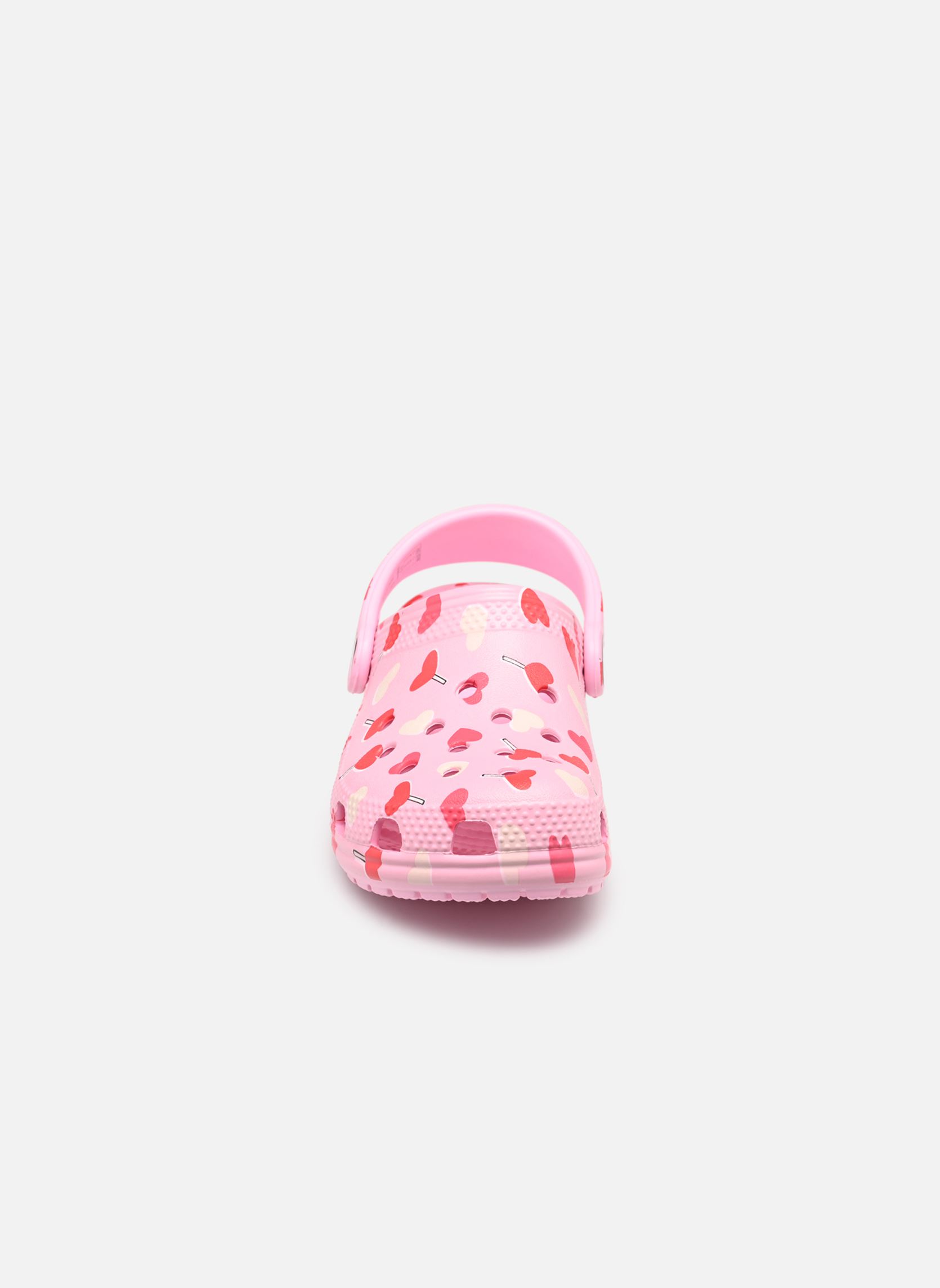 Pantoletten und Clogs Classic VDay Clog K Fmgo mädchen rosa Crocs Pantoletten und Clogs Classic VDay Clog K Fmgo mädchen rosa Flamingo