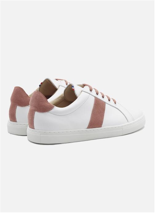 Jules&Jenn Baskets Made in France en cuir blanc (Rose) Baskets chez
